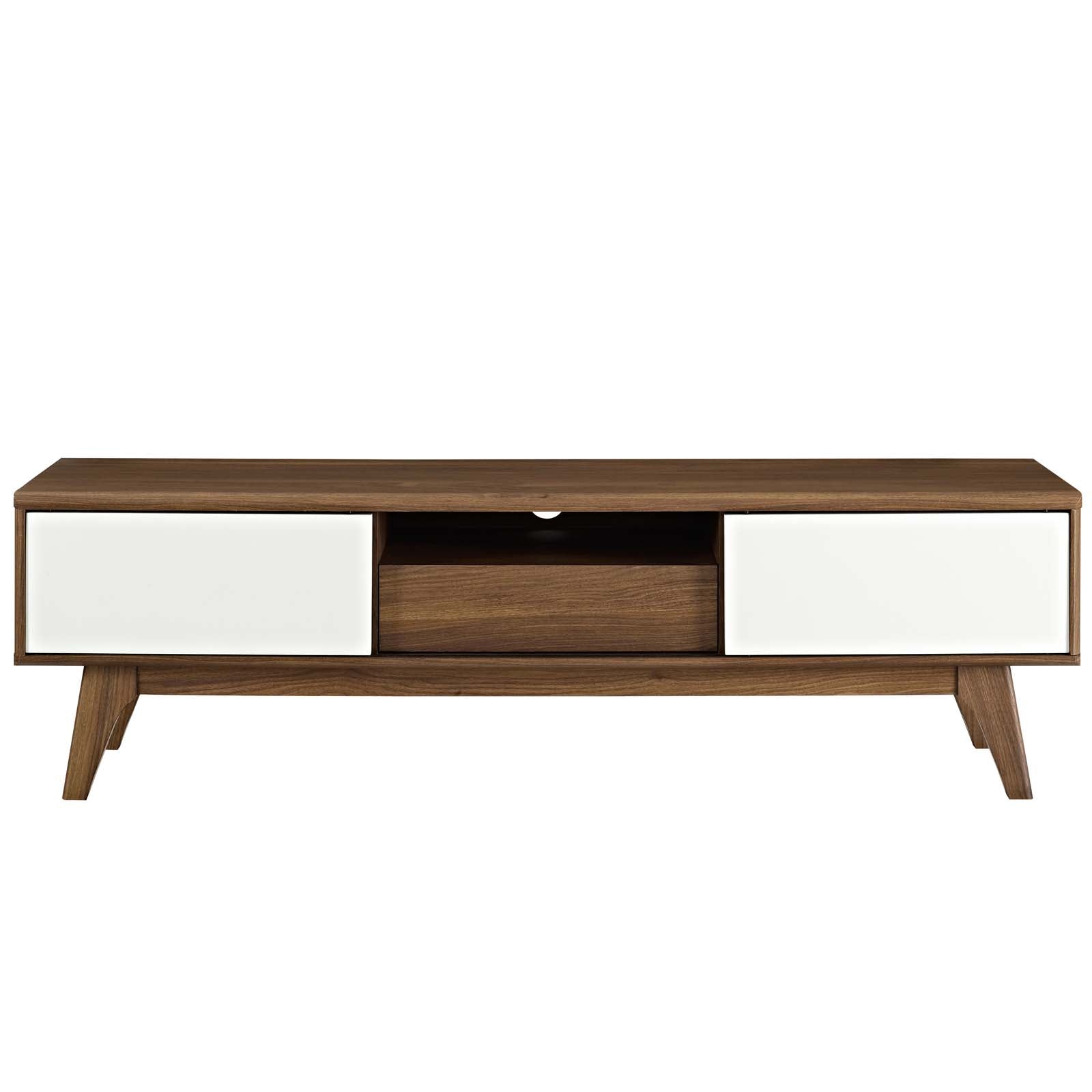 Modway TV & Media Units - Envision 59" TV Stand Walnut White