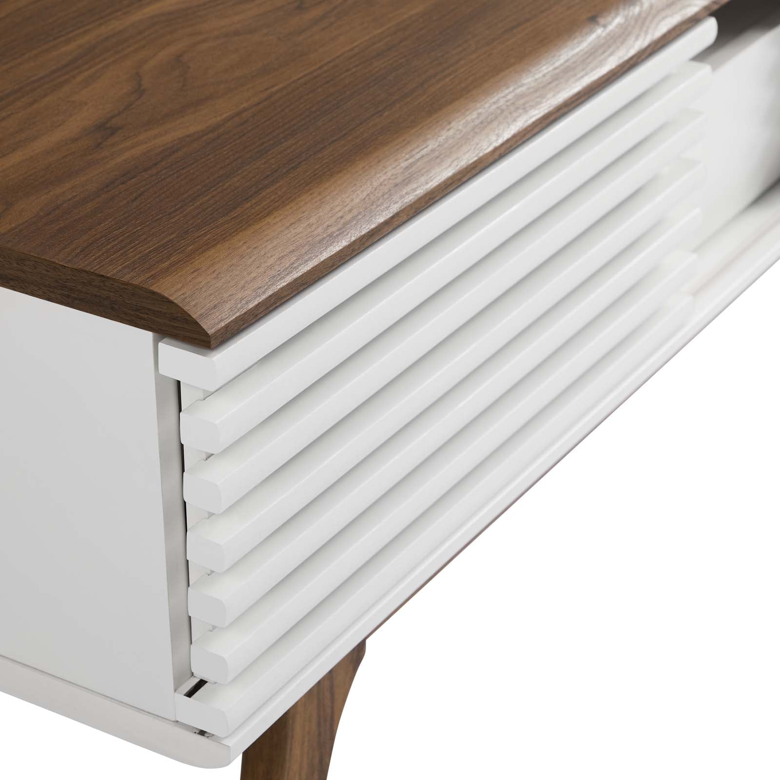 Modway TV & Media Units - Render 59" TV Stand Walnut & White