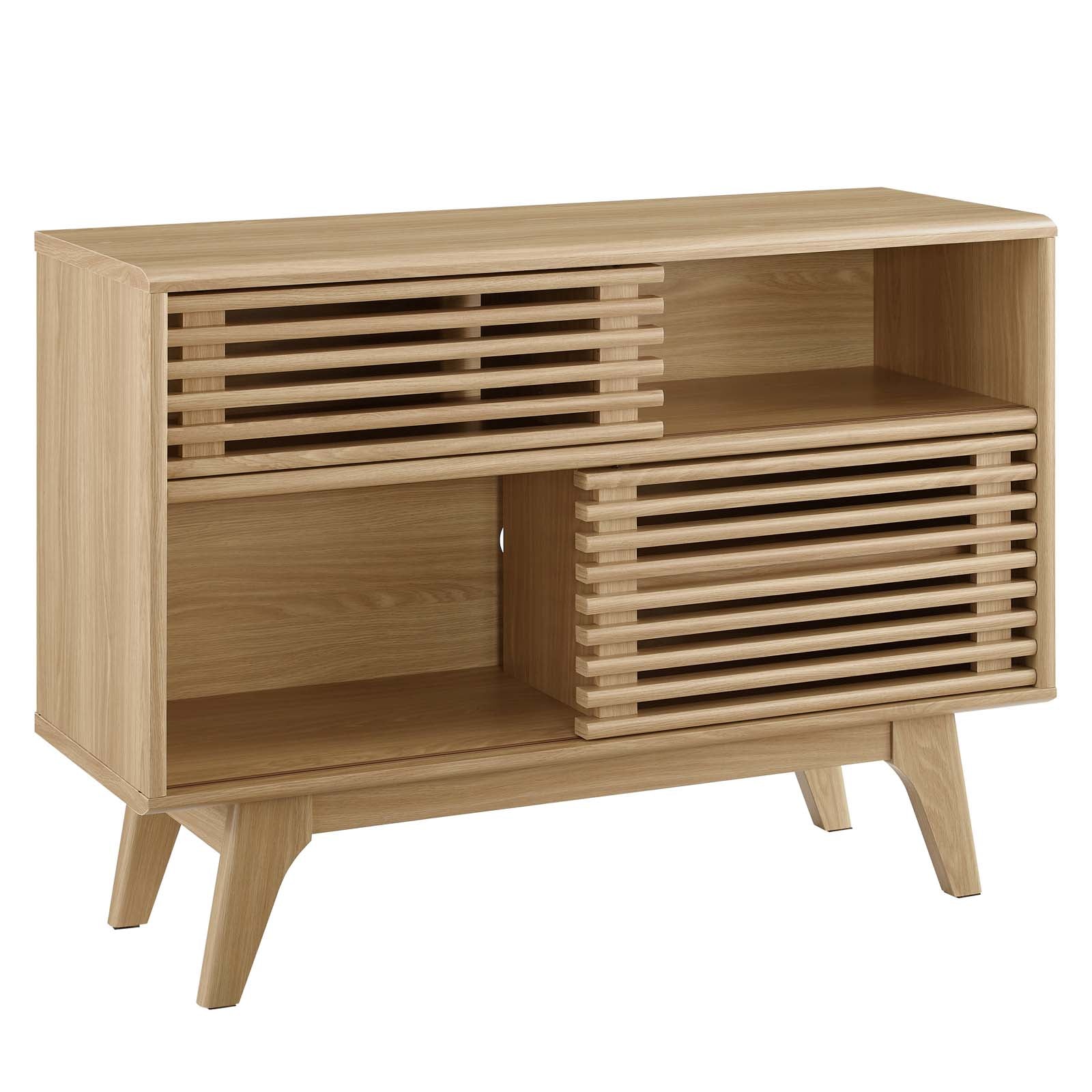 Modway TV & Media Units - Render Display Stand Oak
