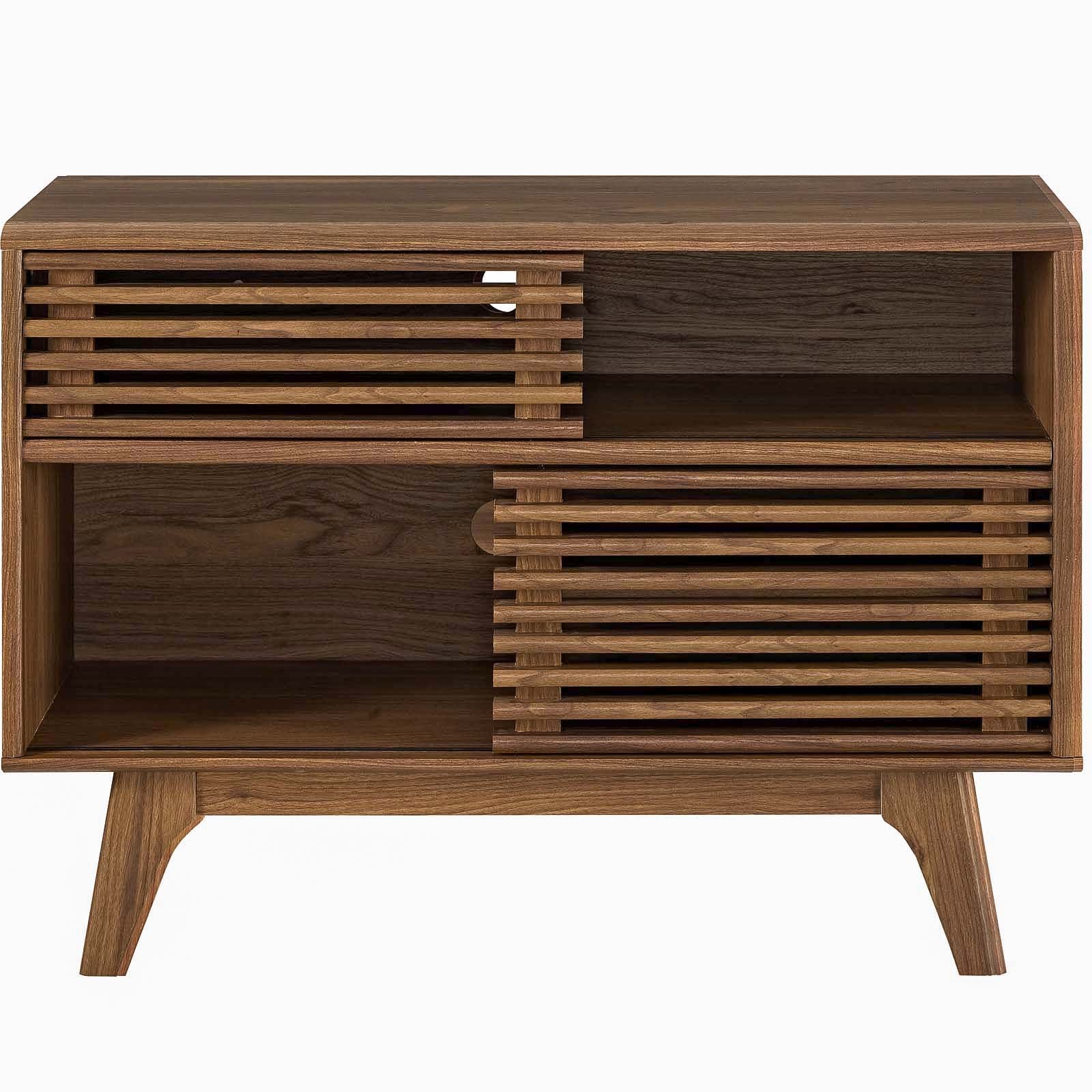 Modway Bookcases & Display Units - Render Display Stand Walnut