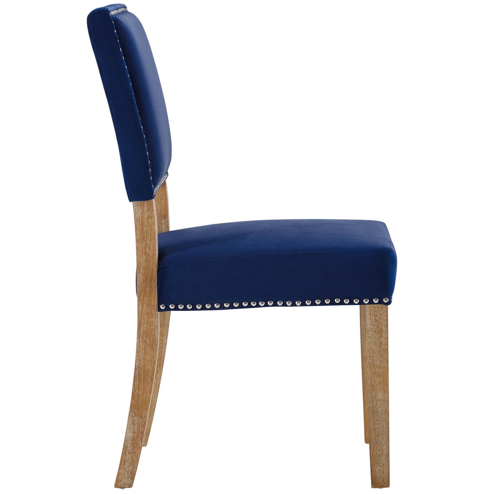 Modway Dining Chairs - Oblige Wood Dining Chair Navy