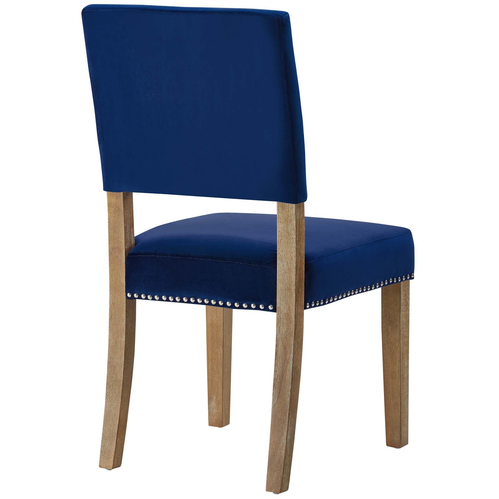 Modway Dining Chairs - Oblige Wood Dining Chair Navy