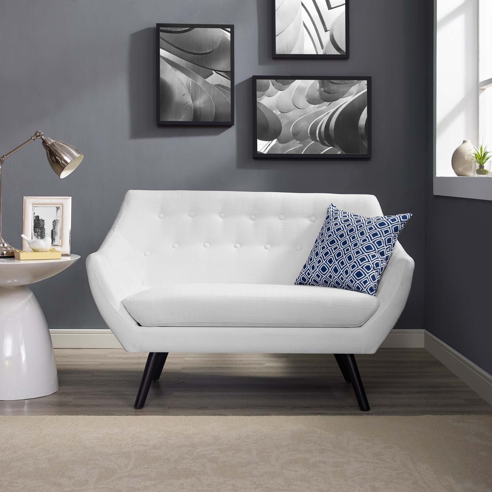 Modway Loveseats - Allegory Loveseat White
