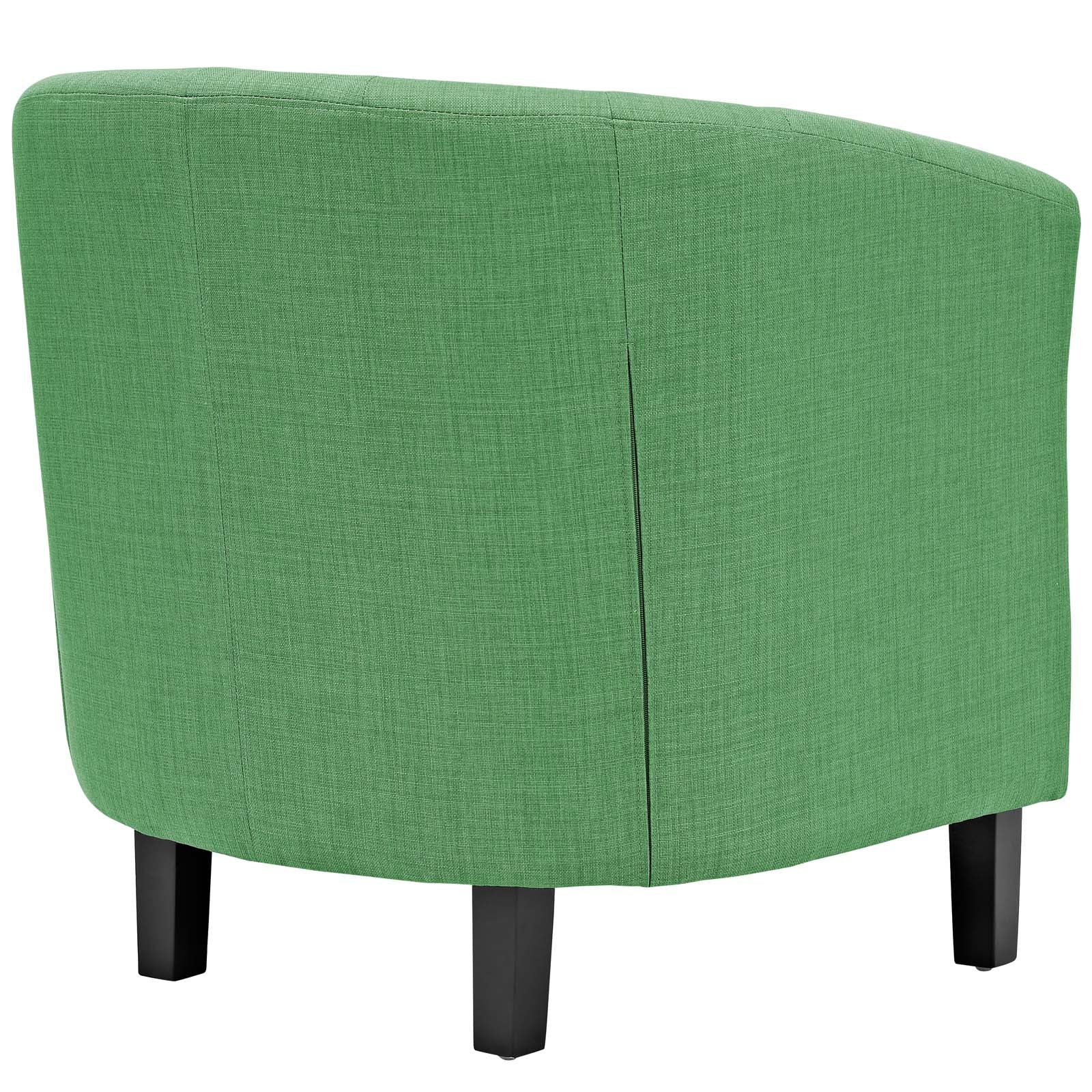 Modway Accent Chairs - Prospect Upholstered Fabric Armchair Kelly Green
