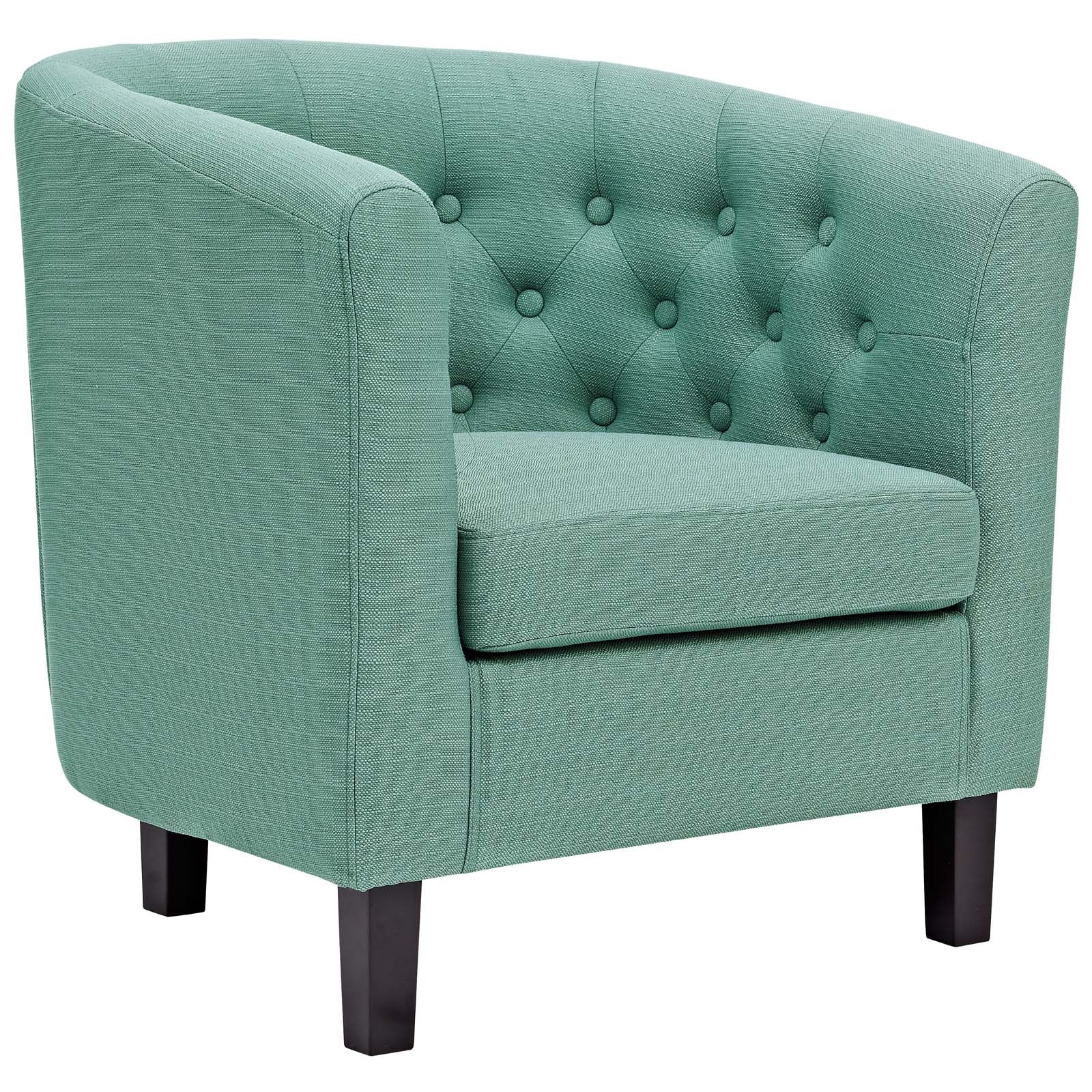 Modway Chairs - Prospect Upholstered Fabric Armchair Laguna