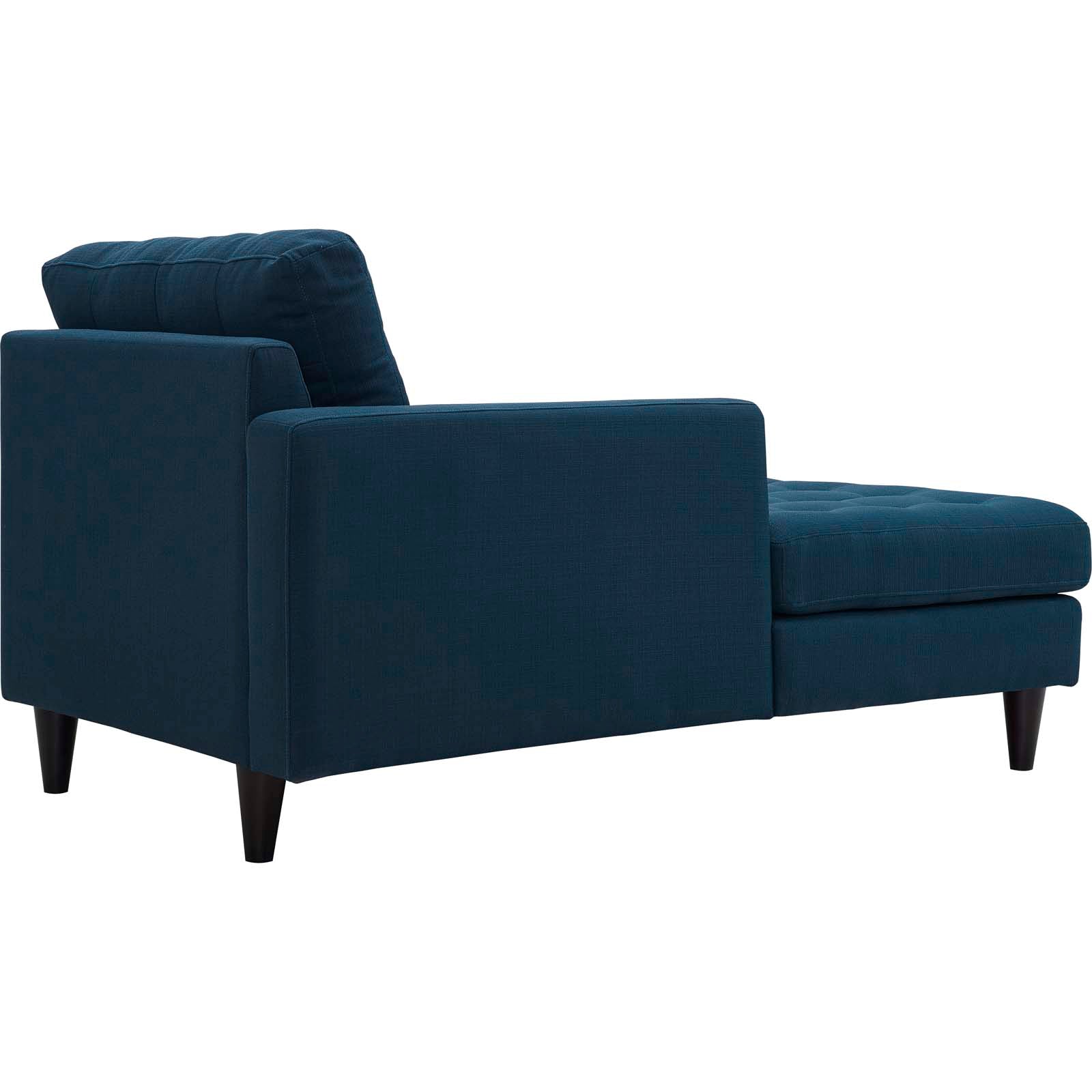 Modway Accent Chairs - Empress Left Arm Upholstered Fabric Chaise Azure