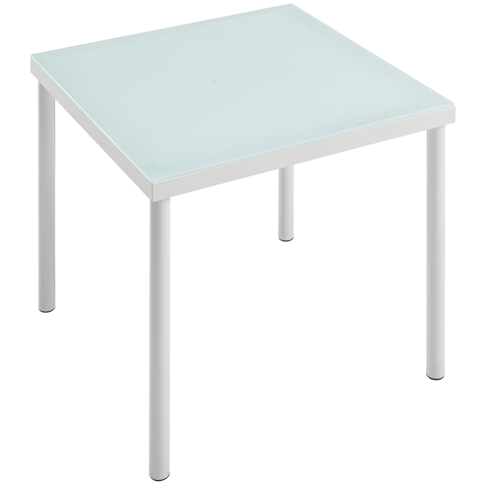 Modway Outdoor Side Tables - Harmony Outdoor Patio Side Table White