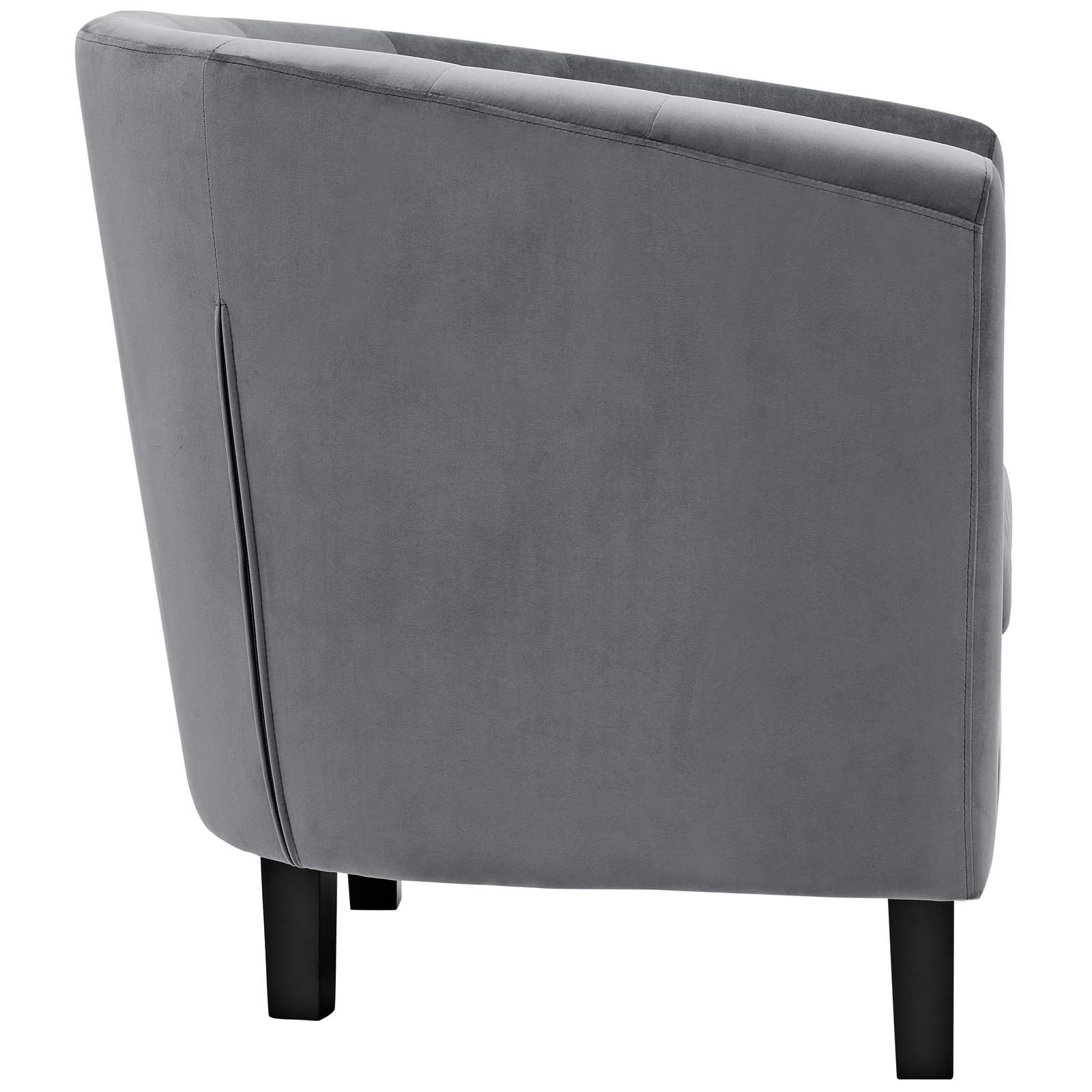 Modway Accent Chairs - Prospect Performance Velvet Armchair Gray
