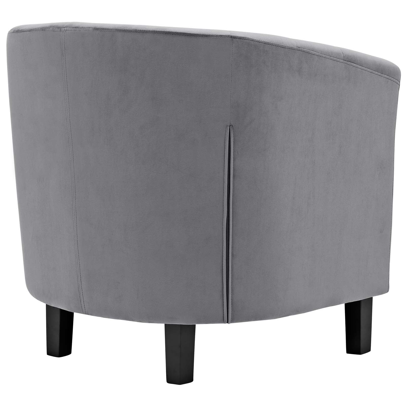 Modway Accent Chairs - Prospect Performance Velvet Armchair Gray