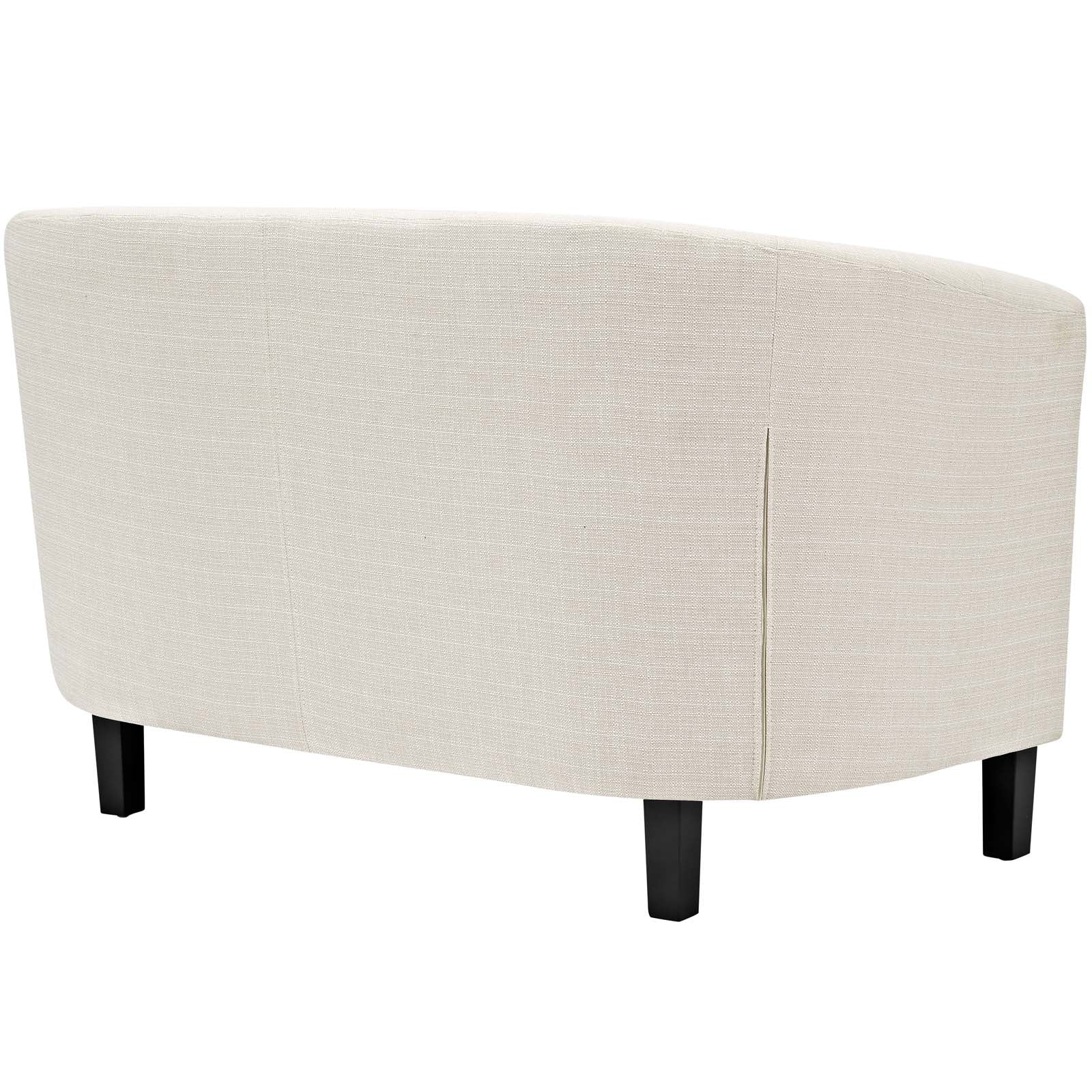 Modway Loveseats - Prospect Upholstered Fabric Loveseat Beige