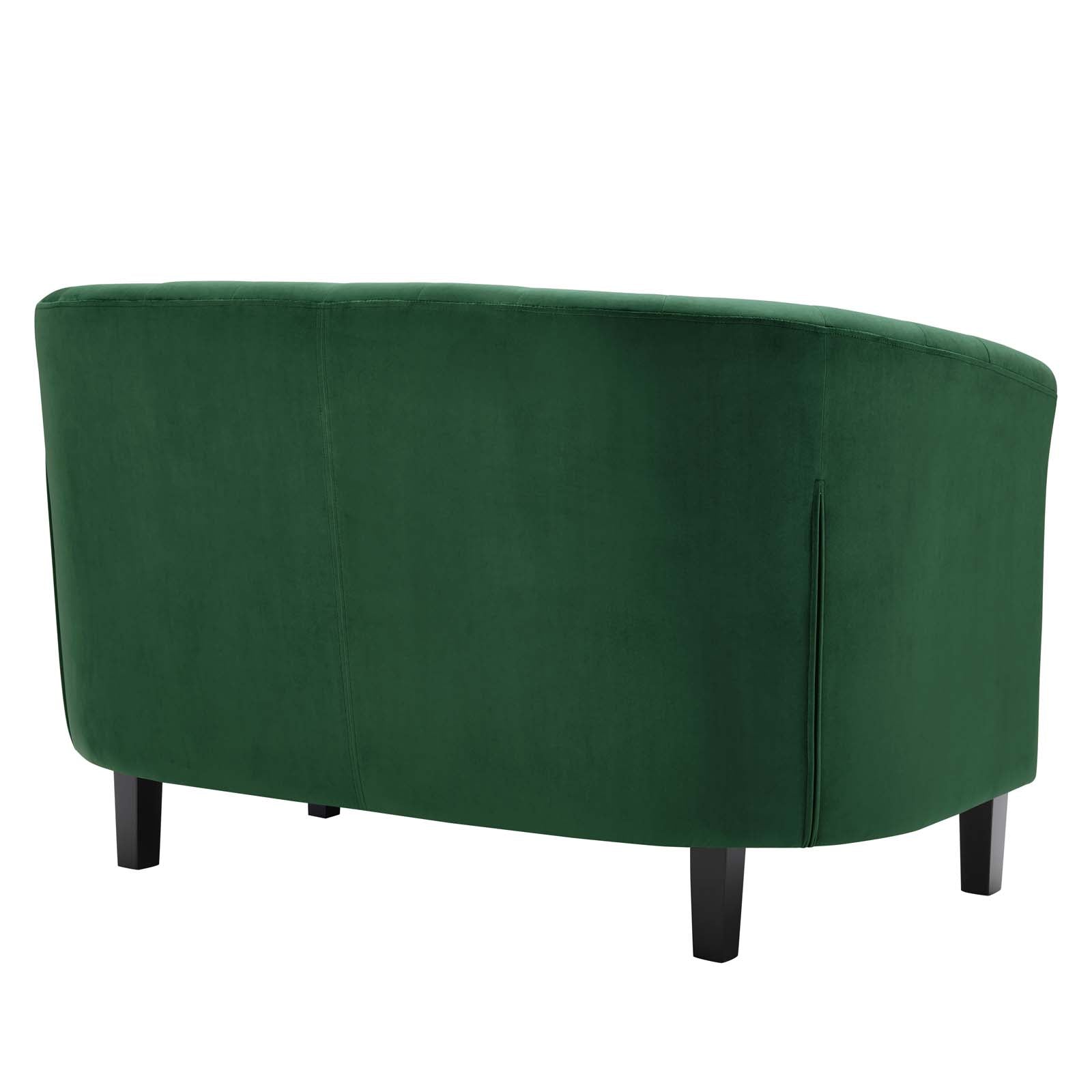 Modway Loveseats - Prospect Performance Velvet Loveseat Emerald