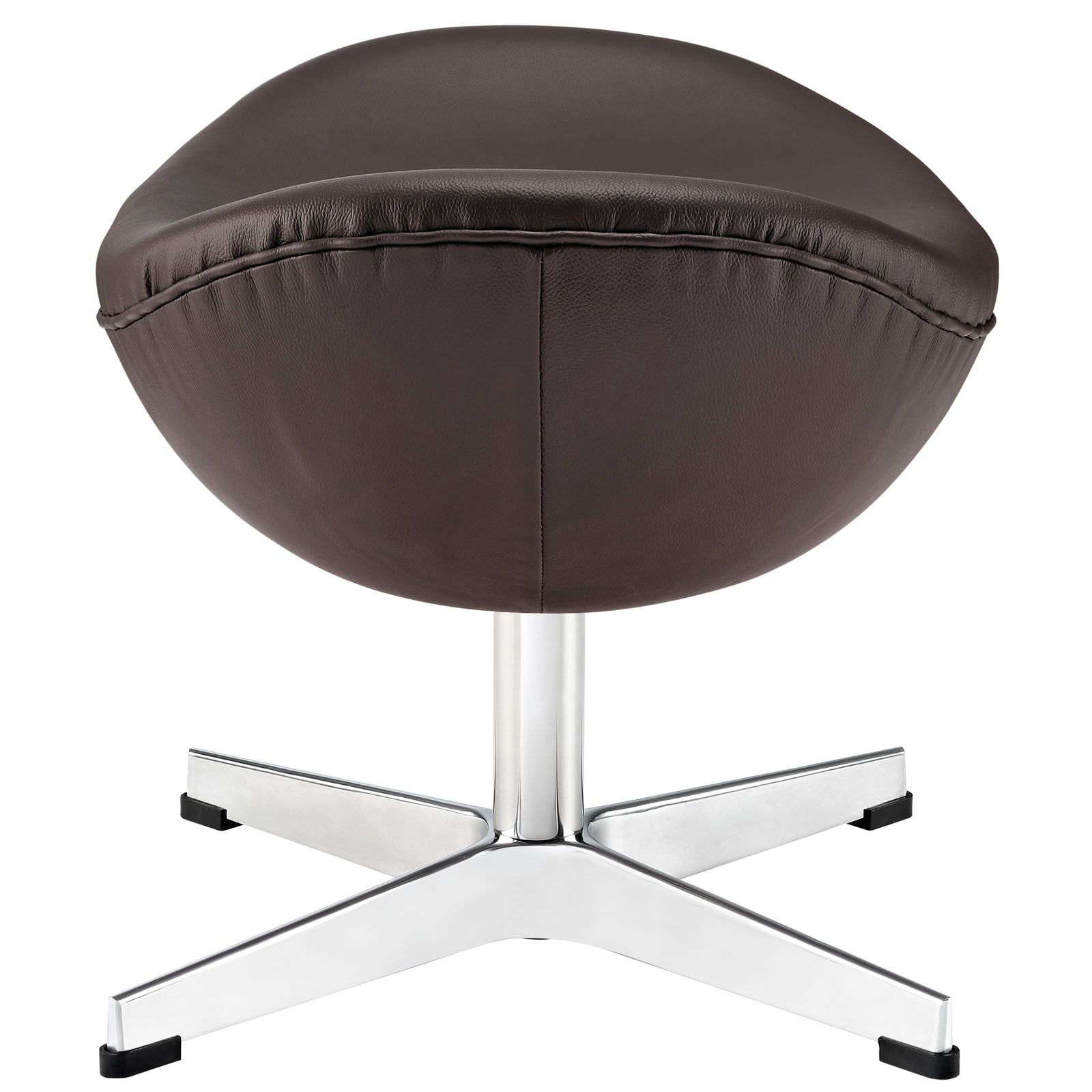 Modway Ottomans & Stools - Glove Leather Ottoman Brown