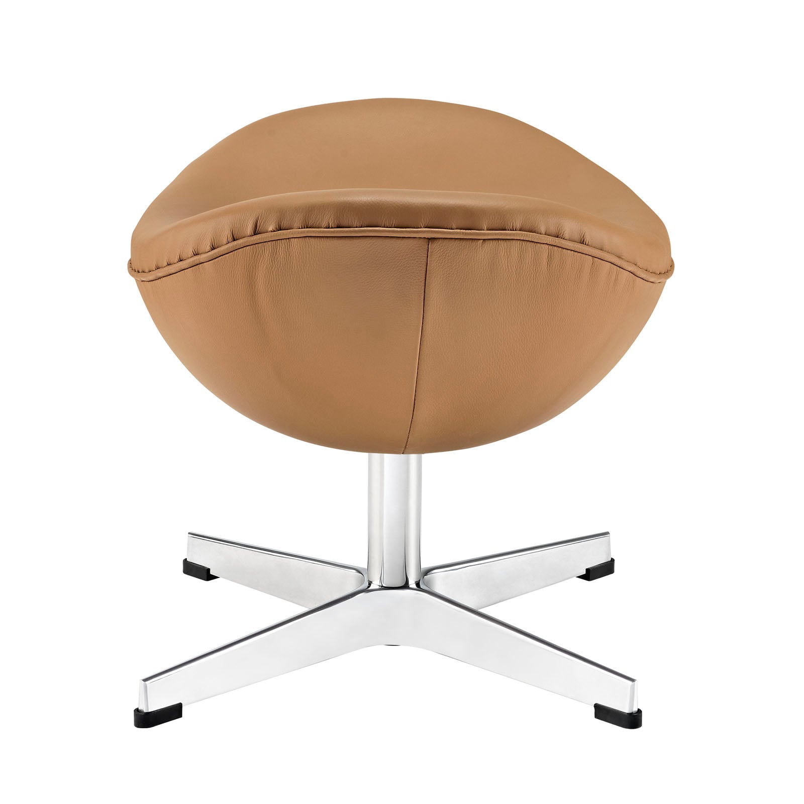 Modway Ottomans & Stools - Glove Leather Ottoman Terracotta