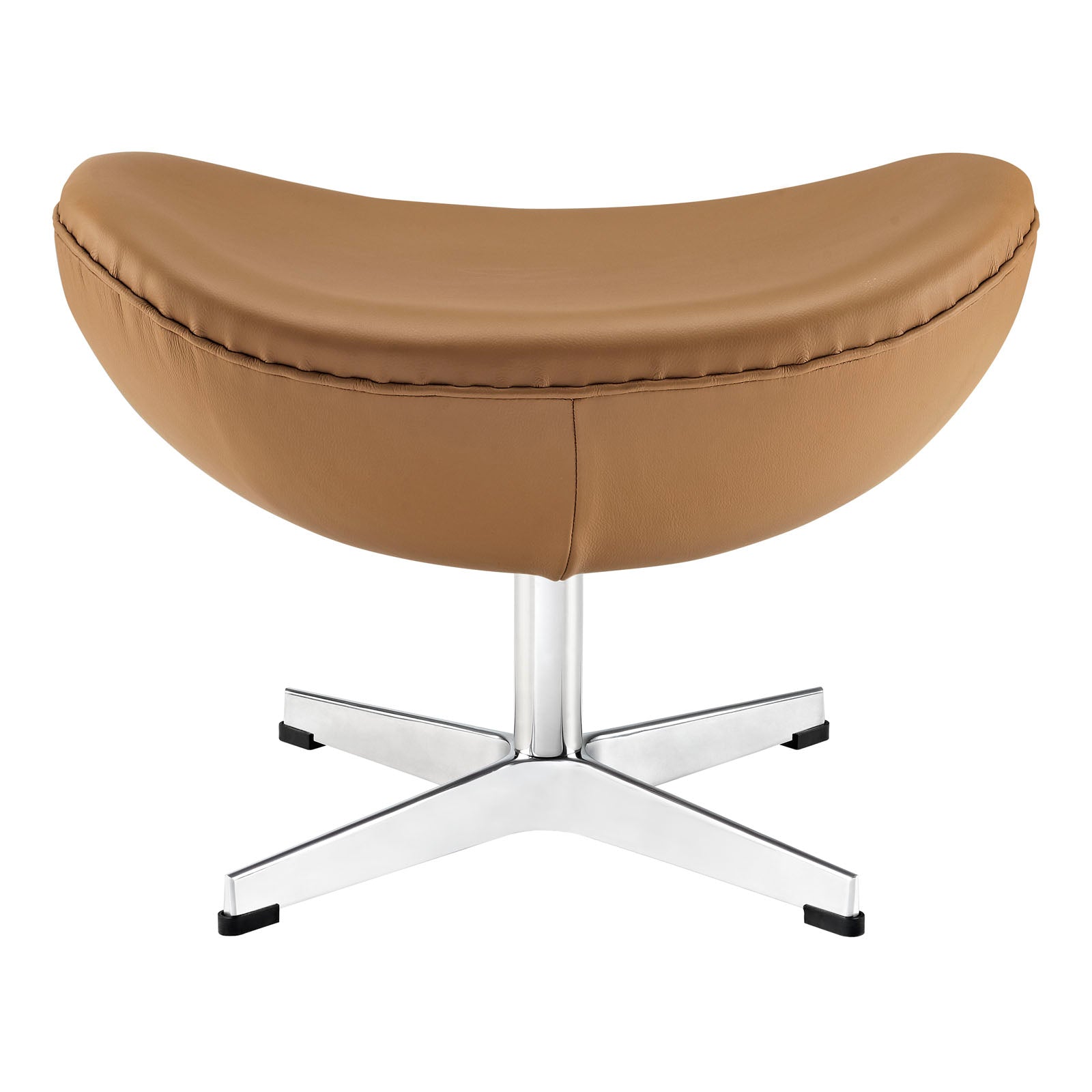 Modway Ottomans & Stools - Glove Leather Ottoman Terracotta