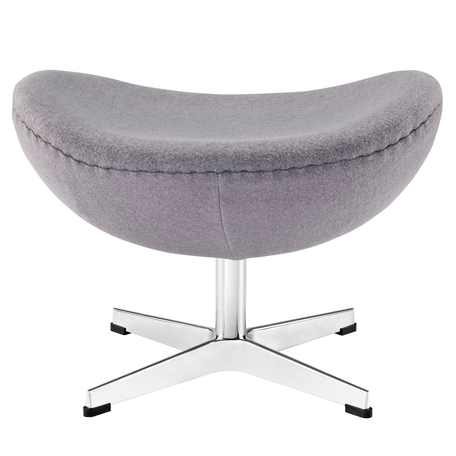 Modway Ottomans & Stools - Glove Wool Ottoman Dark Gray