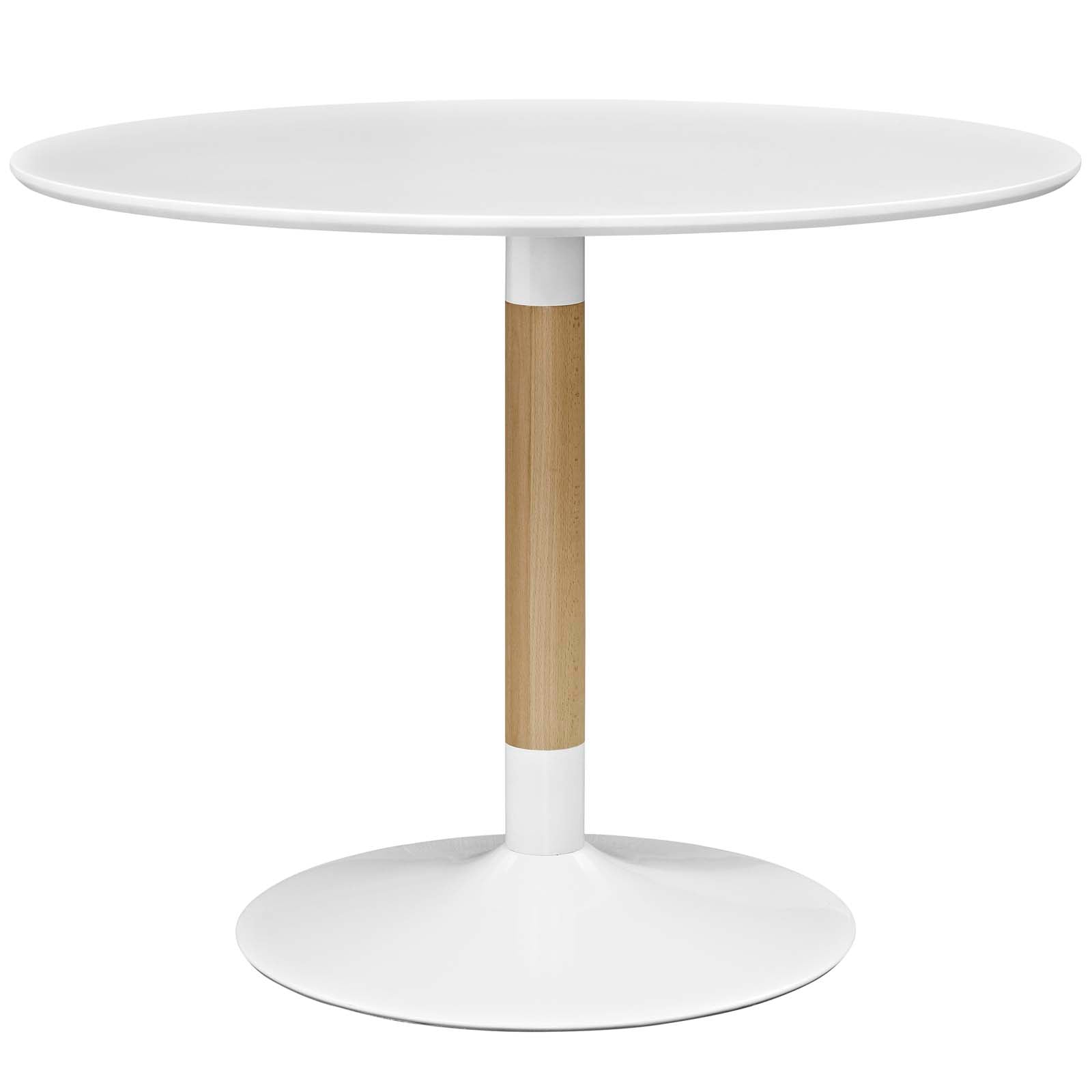 Modway Dining Tables - Whirl Round Dining Table White