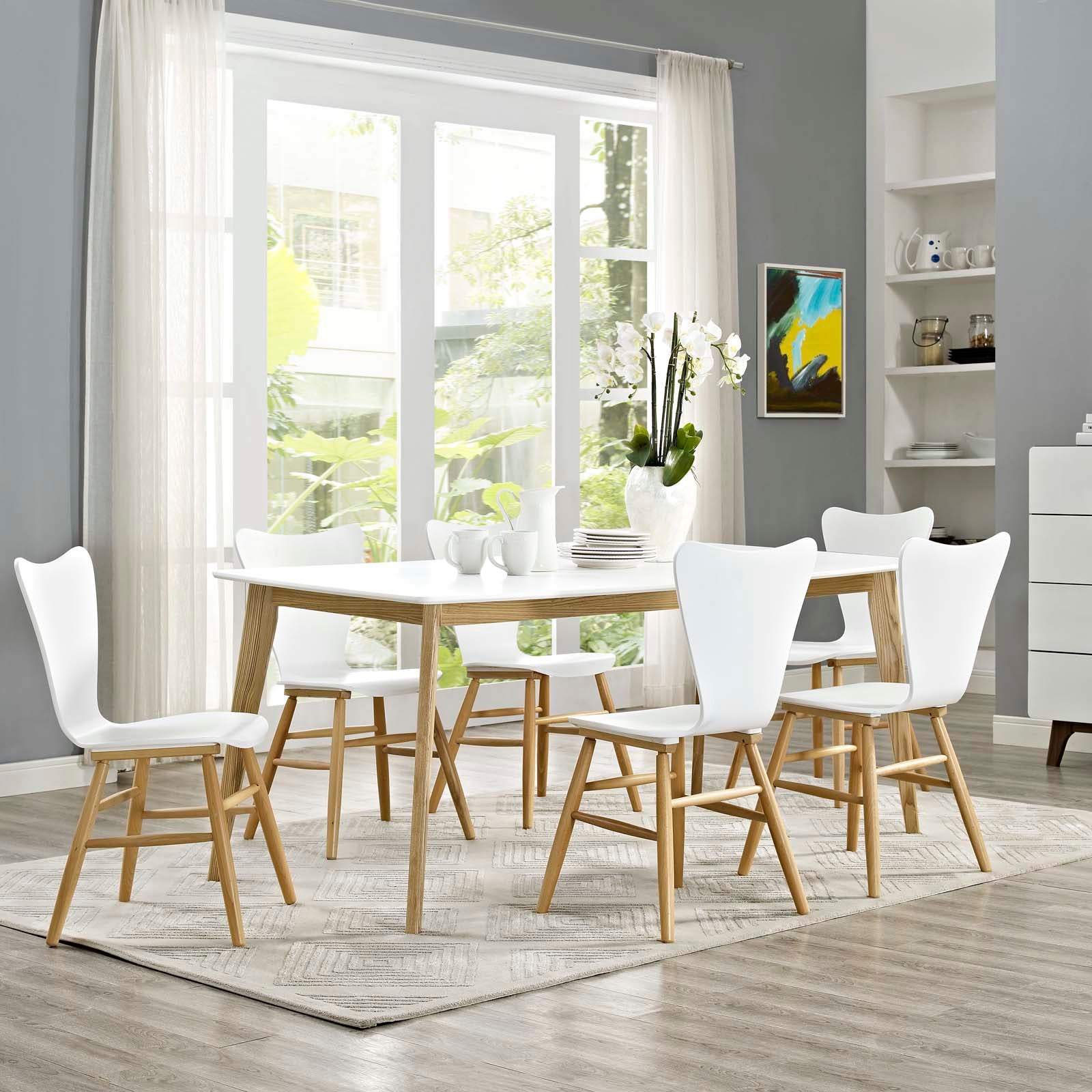 Modway Dining Tables - Stratum 71" Dining Table White