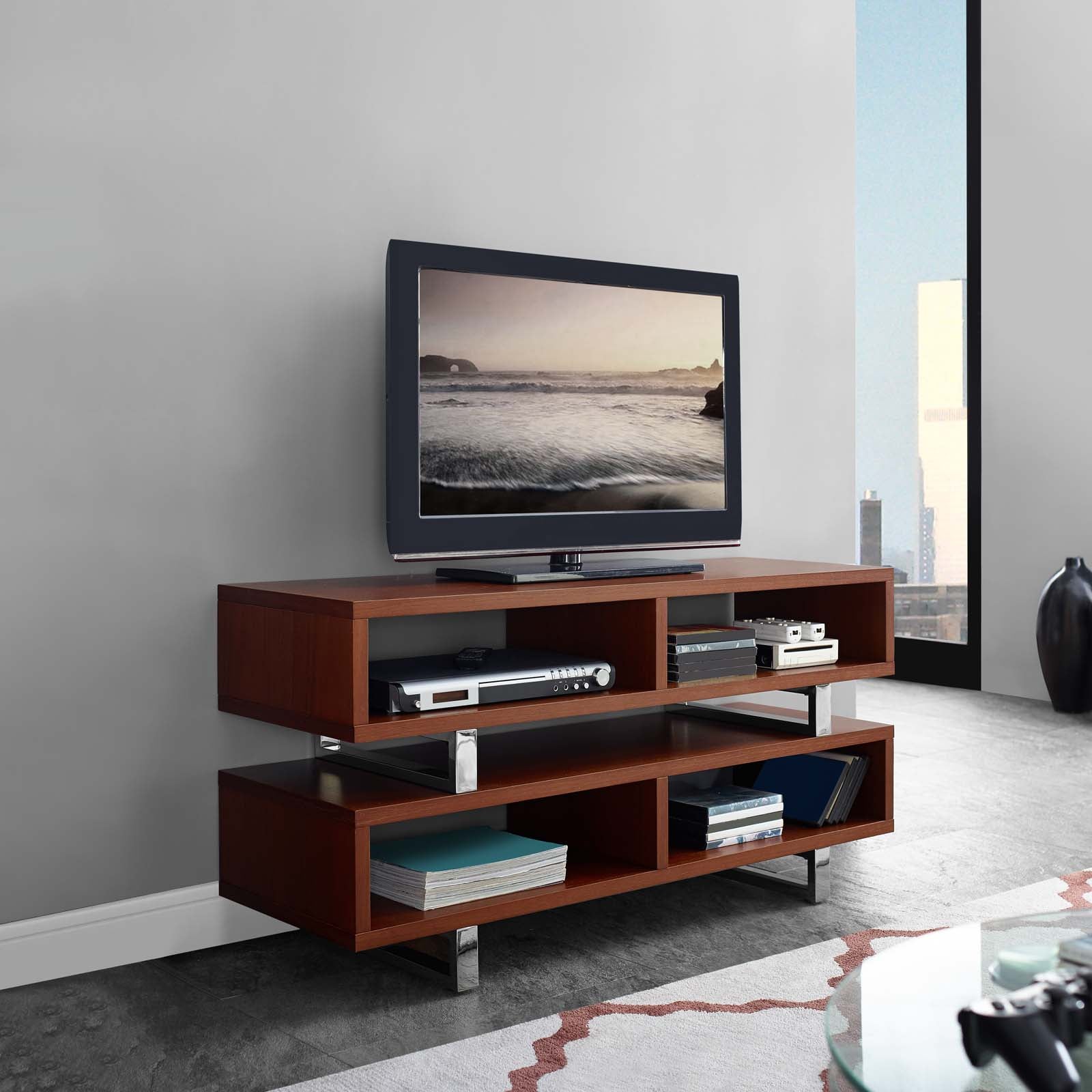 Modway TV & Media Units - Amble 47" TV Stand Walnut