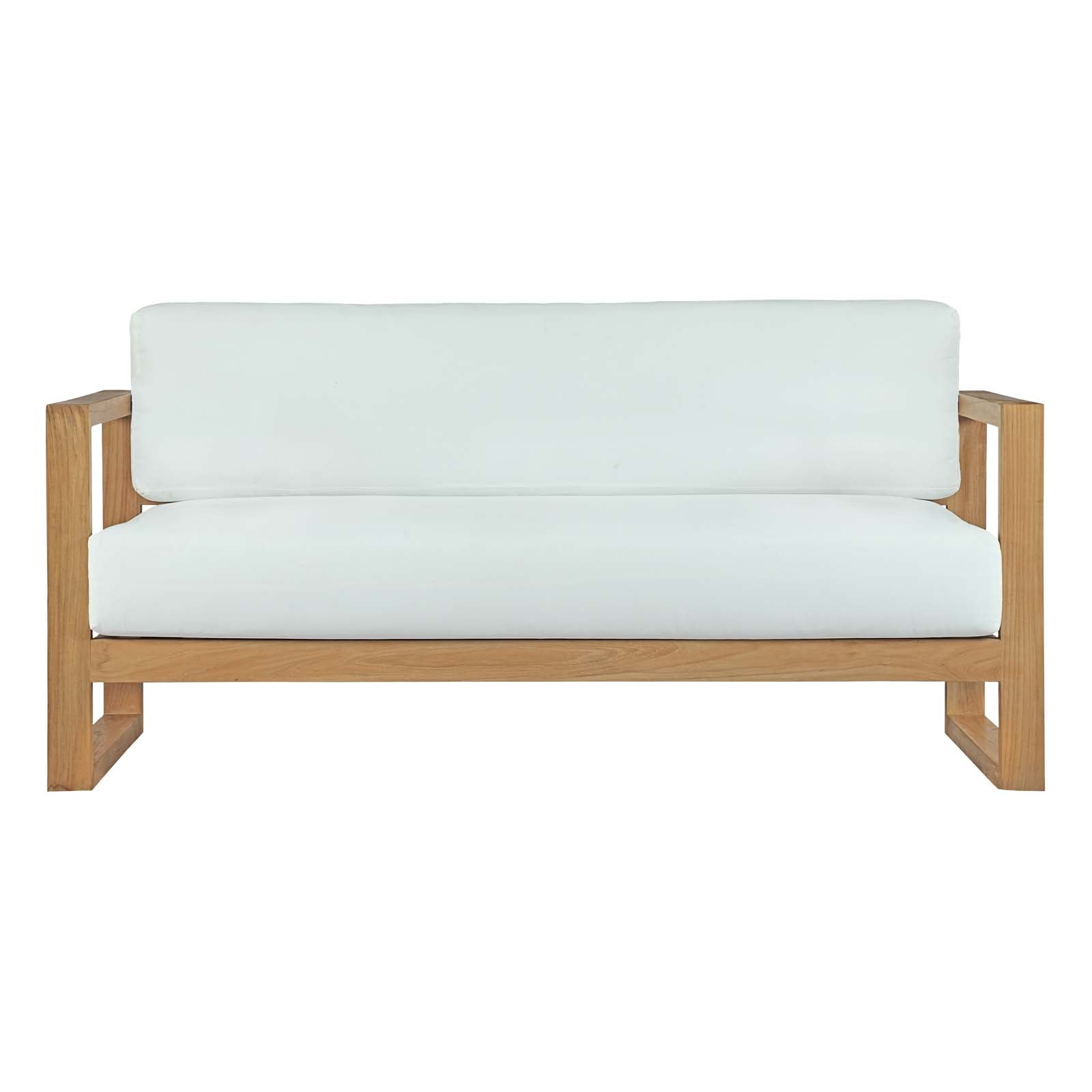 Modway Outdoor Sofas - Upland Outdoor Sofa White & Natural