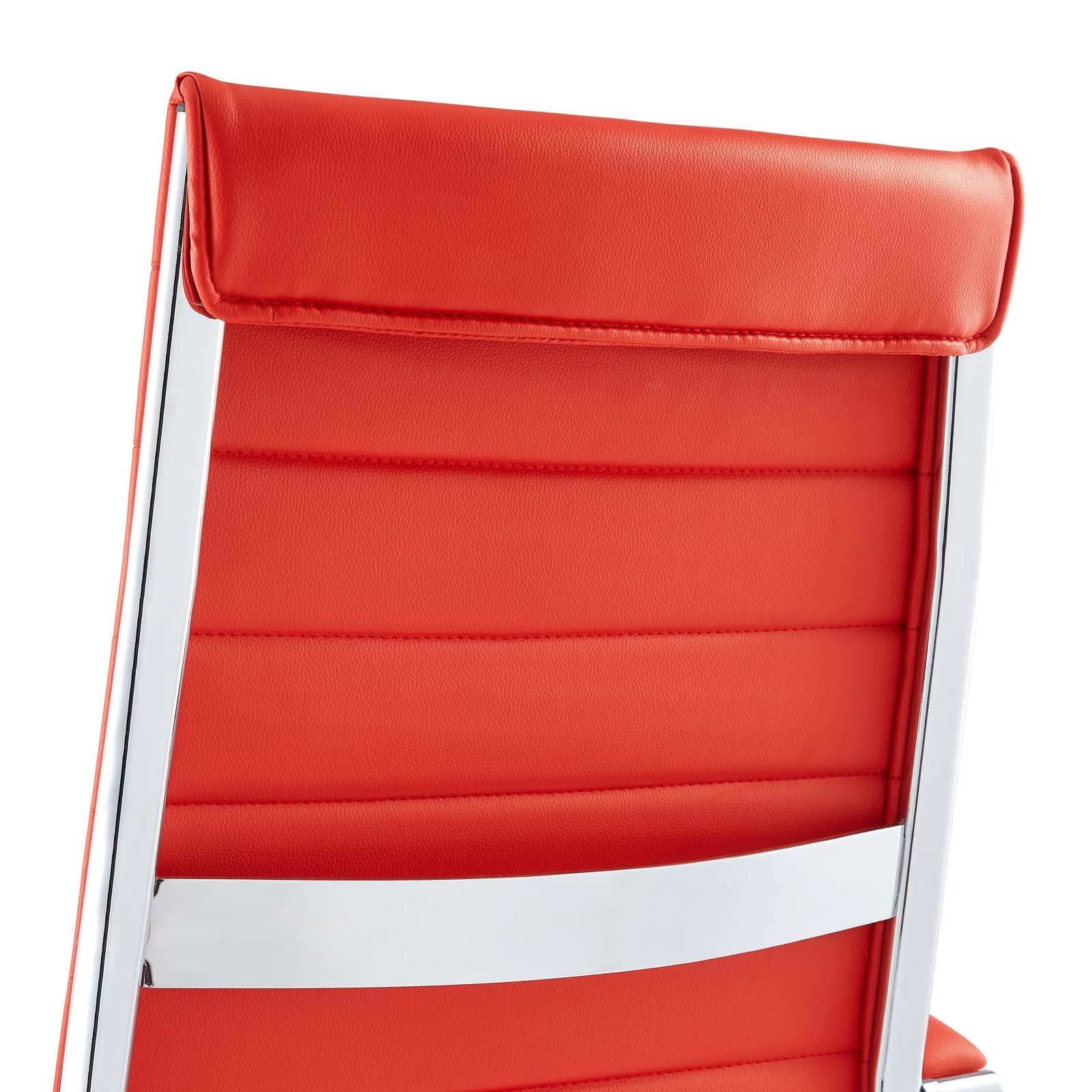 Modway Task Chairs - Jive Highback Office Chair Red
