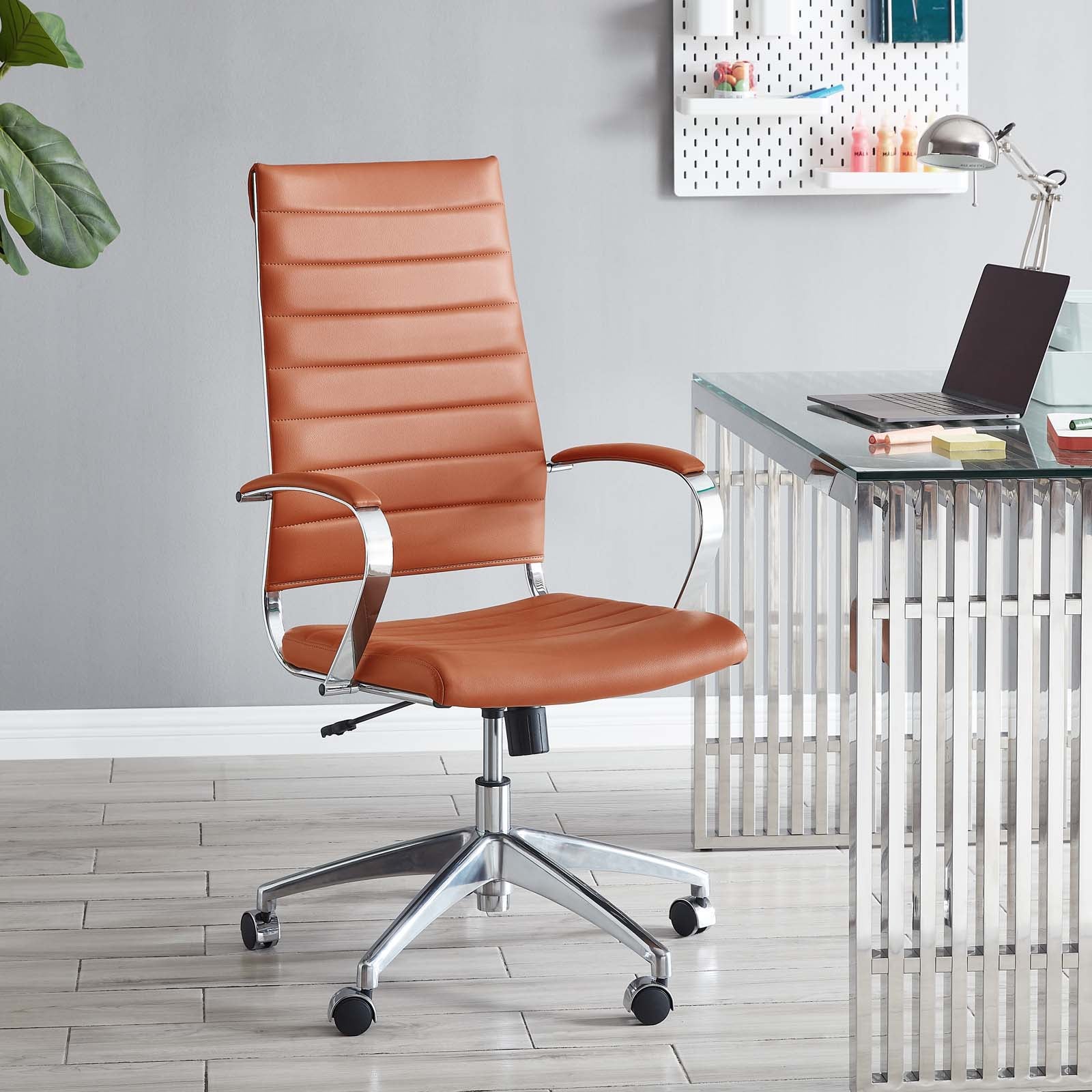 Modway Task Chairs - Jive Highback Office Chair Terracotta
