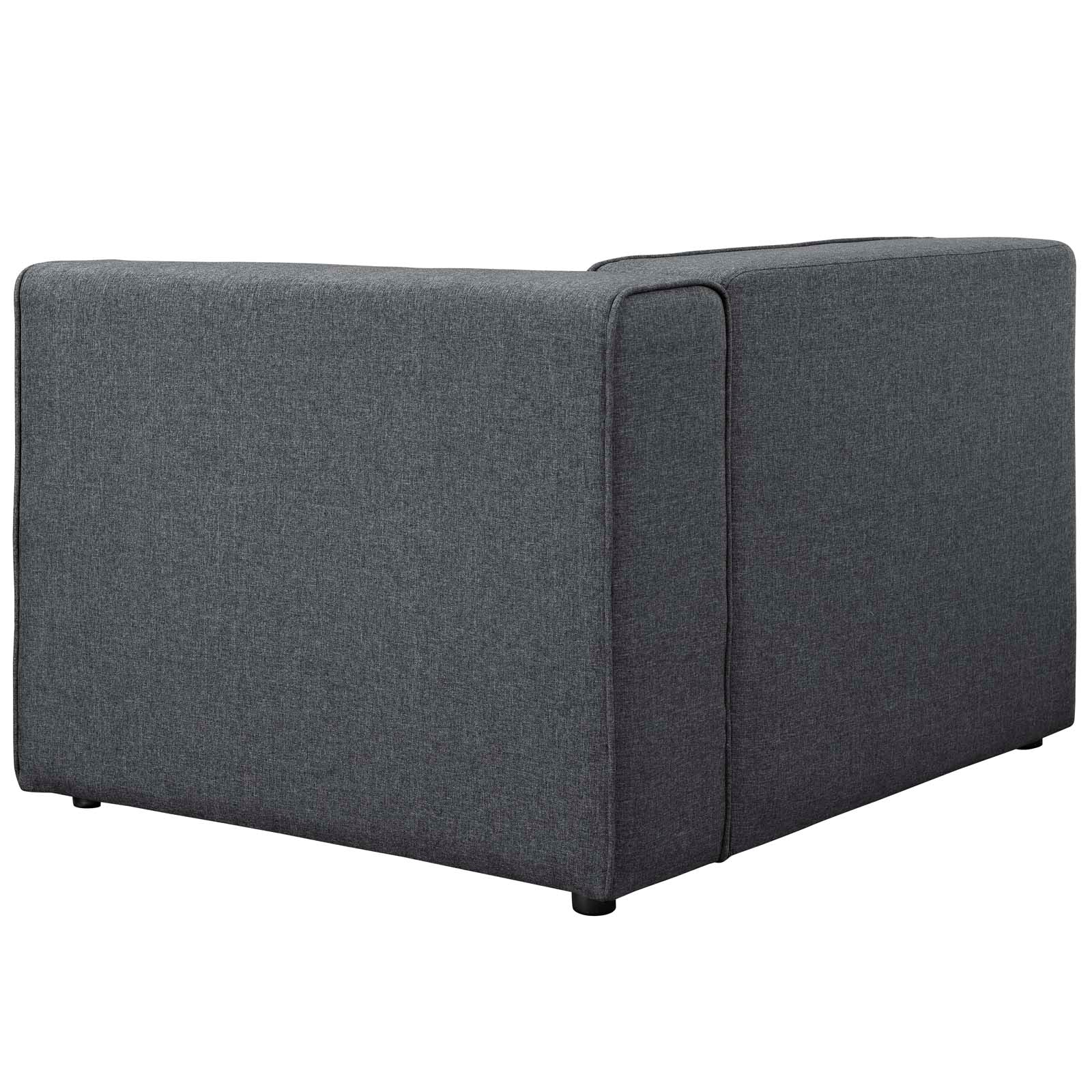 Modway Sofas & Couches - Mingle Fabric Right-Facing Sofa Gray
