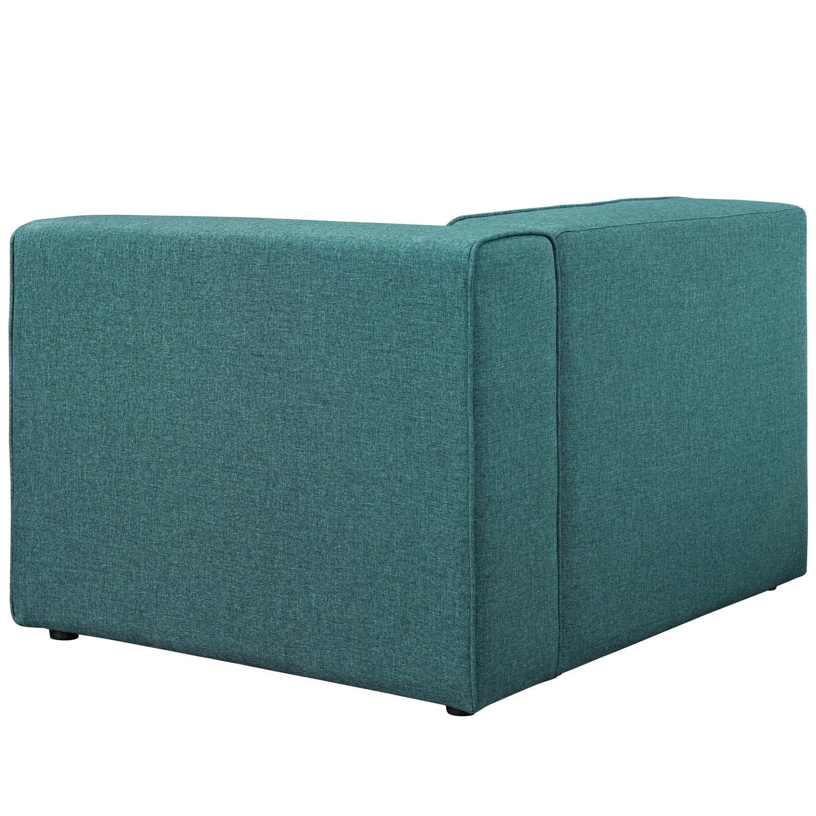 Modway Accent Chairs - Mingle Fabric Right-Facing Sofa Teal
