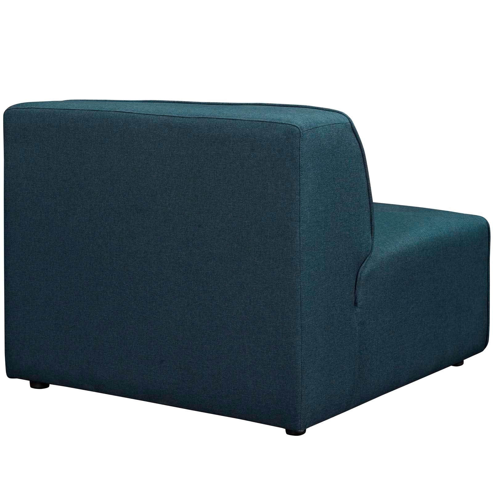 Modway Accent Chairs - Mingle Fabric Armless Blue