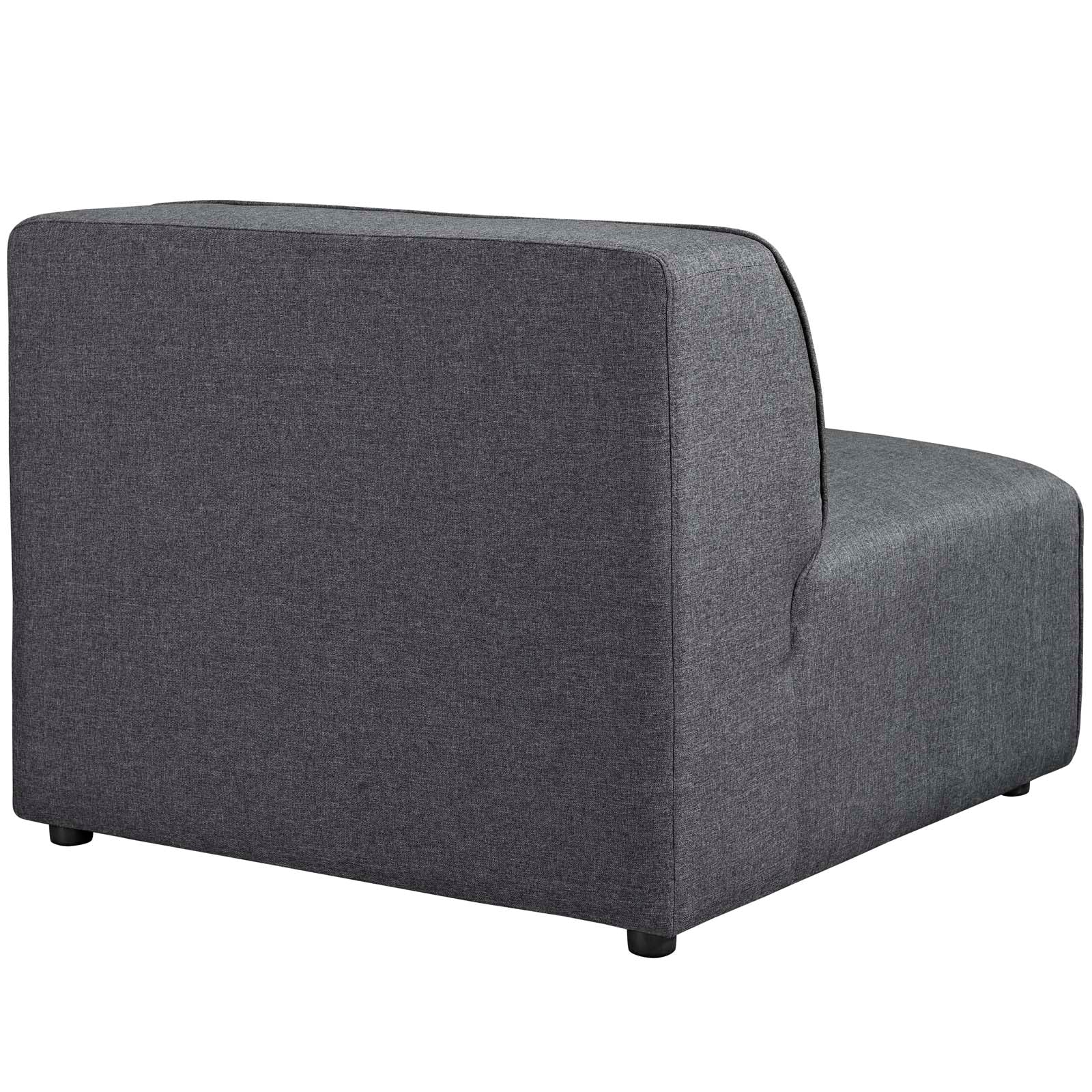 Modway Accent Chairs - Mingle Fabric Armless Gray