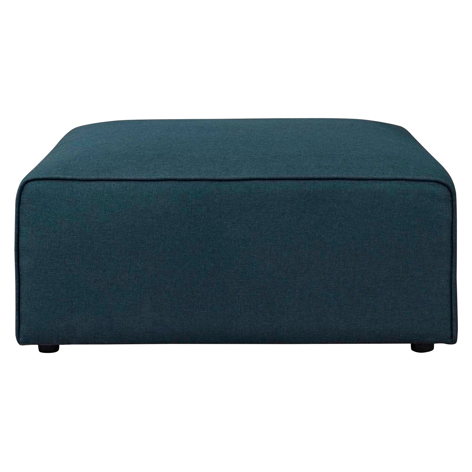 Modway Ottomans & Stools - Mingle Fabric Ottoman Blue