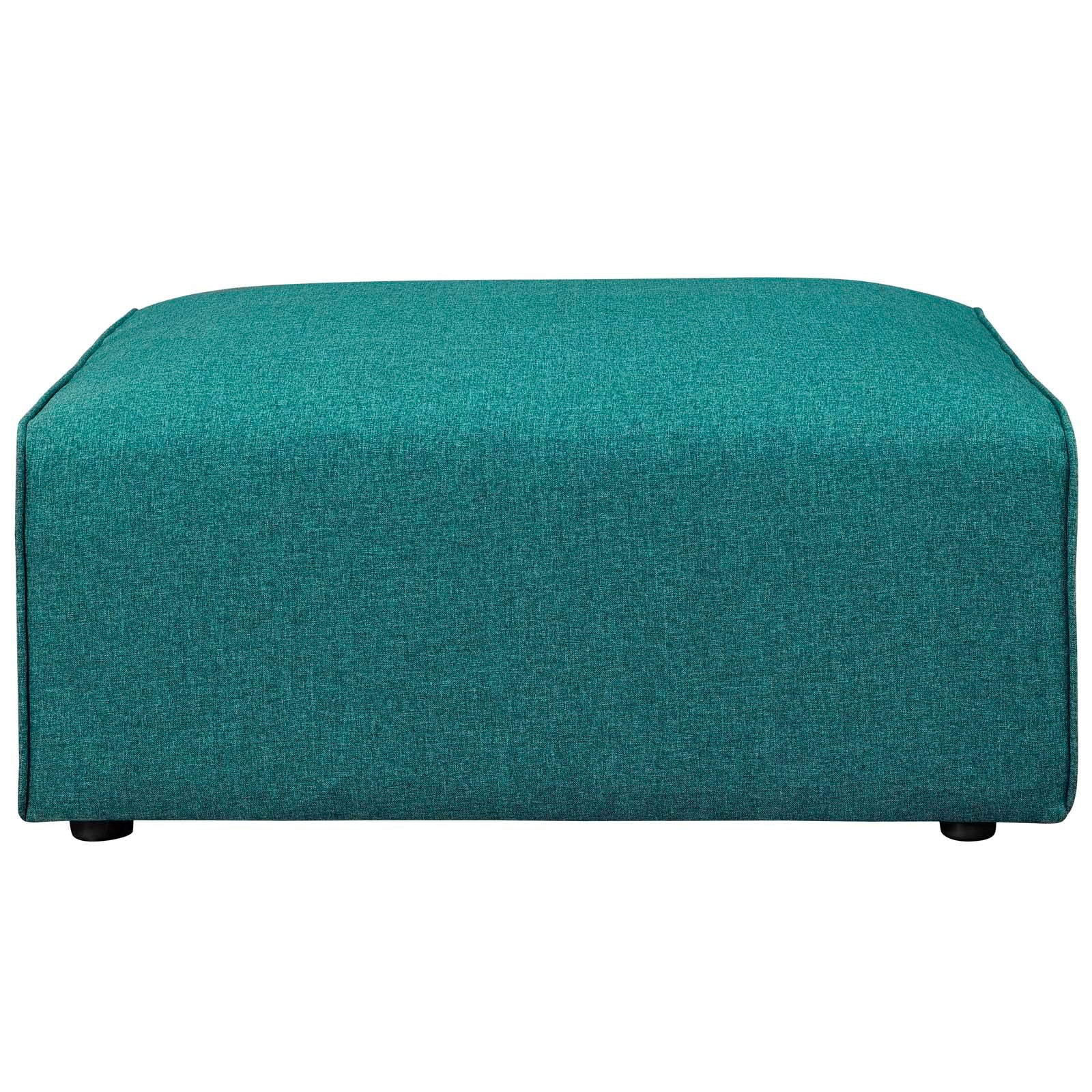 Modway Ottomans & Stools - Mingle Fabric Ottoman Teal