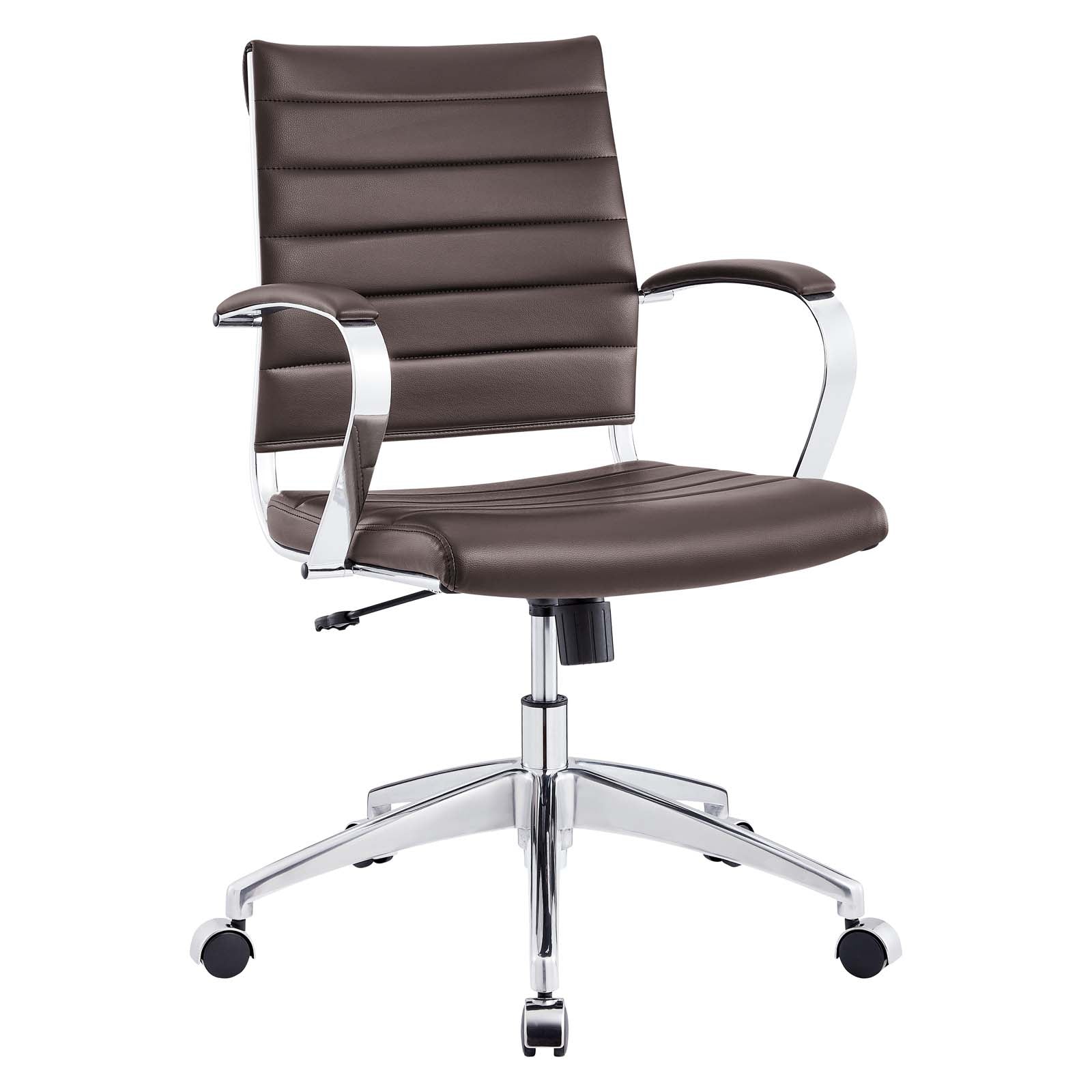 Modway Task Chairs - Jive Mid Back Office Chair Brown