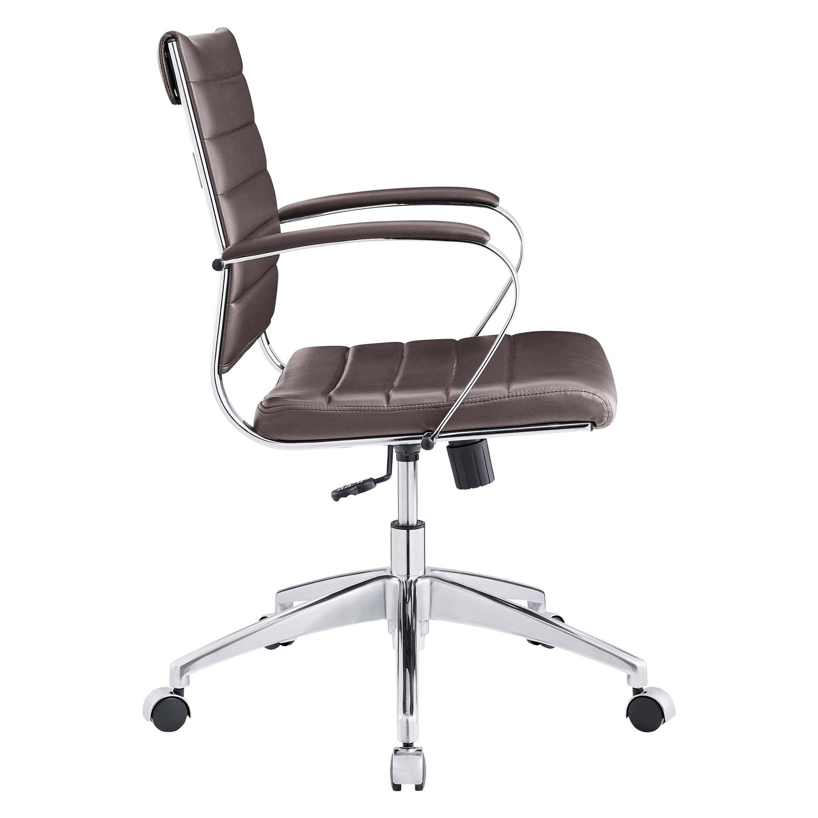 Modway Task Chairs - Jive Mid Back Office Chair Brown