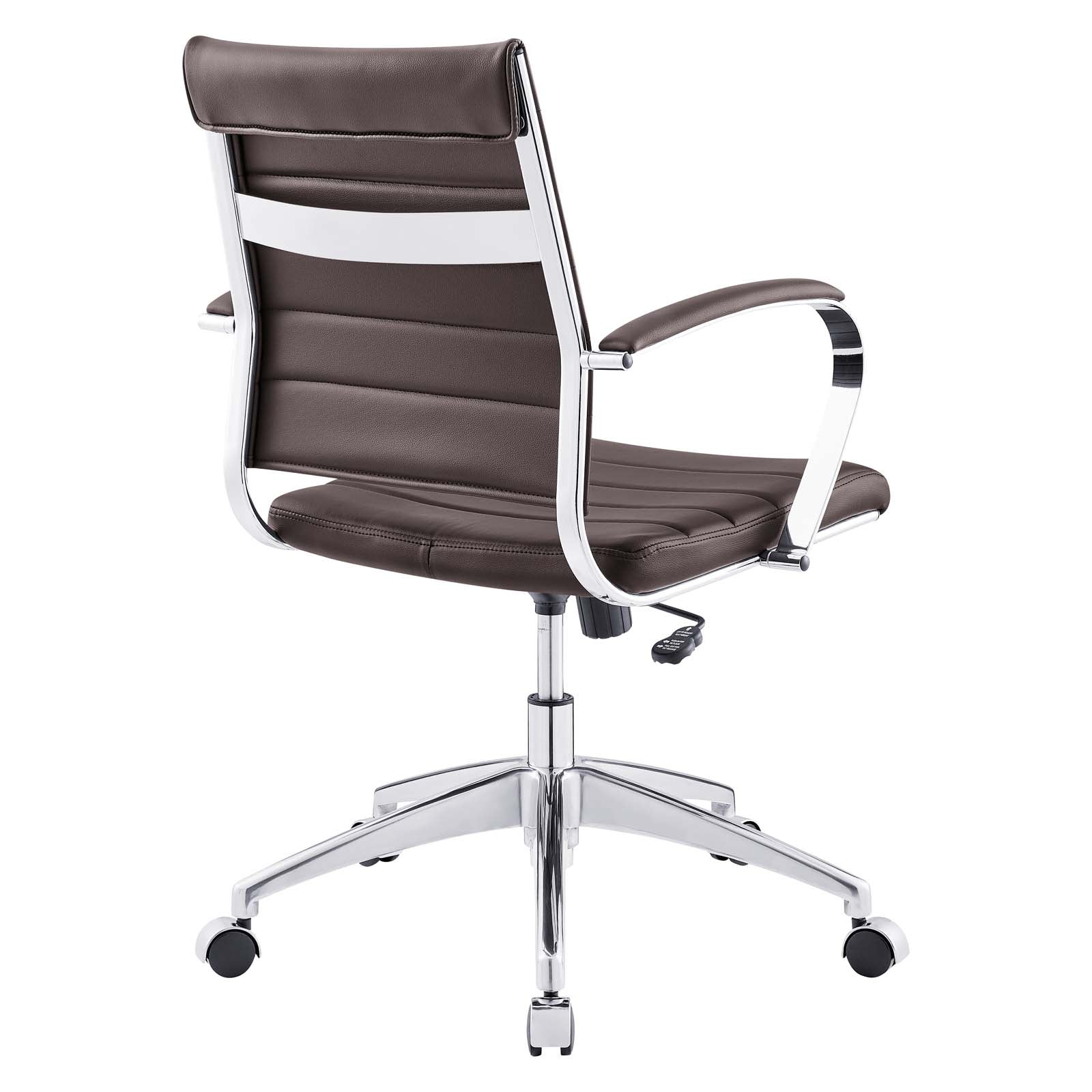 Modway Task Chairs - Jive Mid Back Office Chair Brown