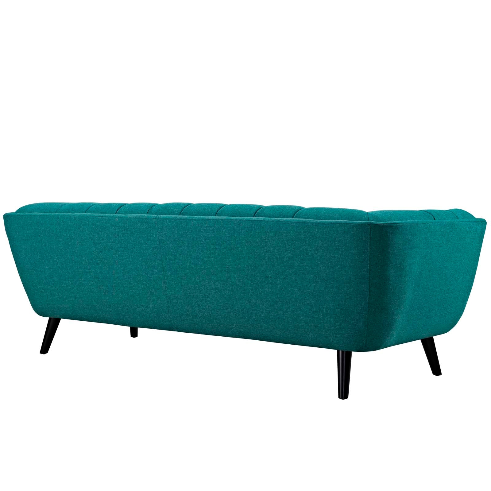 Modway Sofas & Couches - Bestow Upholstered Fabric Sofa Teal