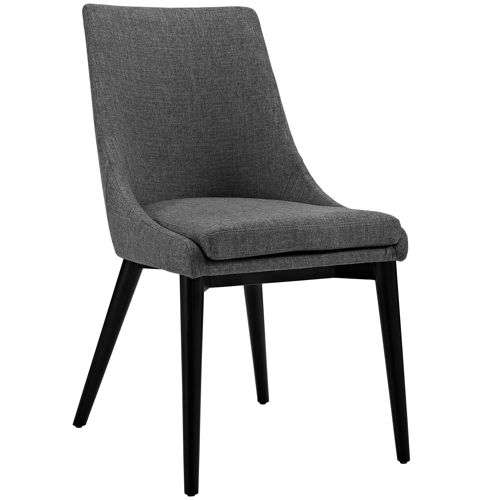 viscount Dining Side Chair Fabric  Gray (Set of 2)
