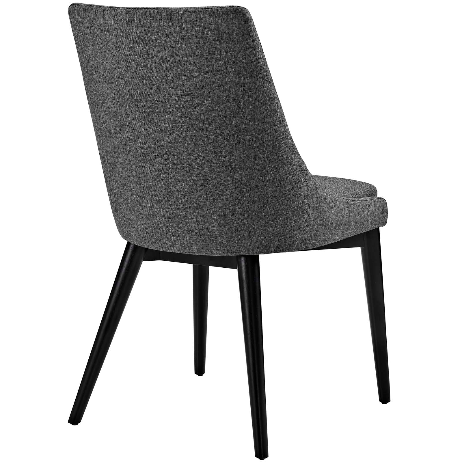 viscount Dining Side Chair Fabric  Gray (Set of 2)