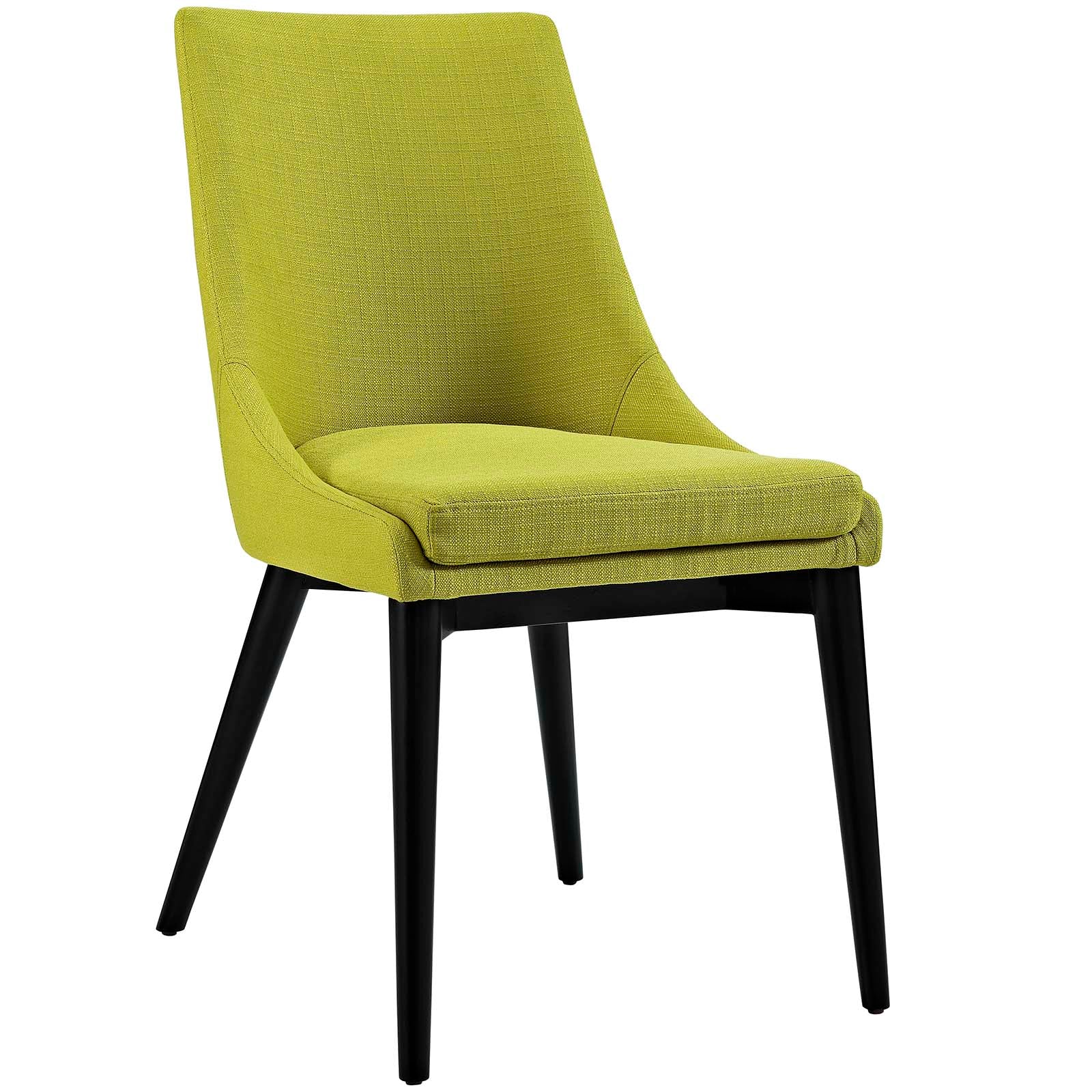 viscount Dining Side Chair Fabric Set of 2 Wheatgrass