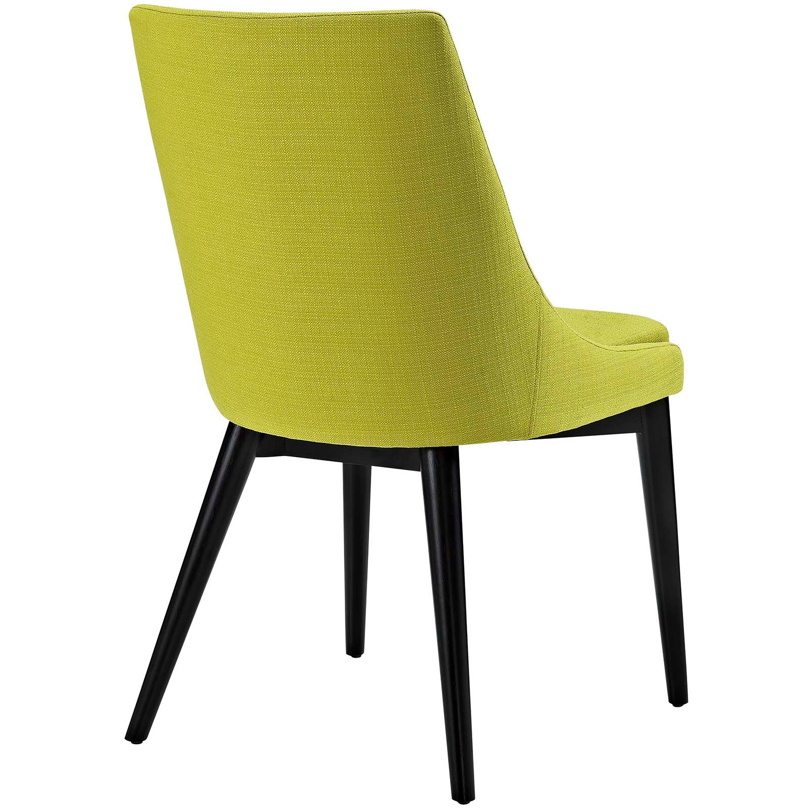 viscount Dining Side Chair Fabric Set of 2 Wheatgrass