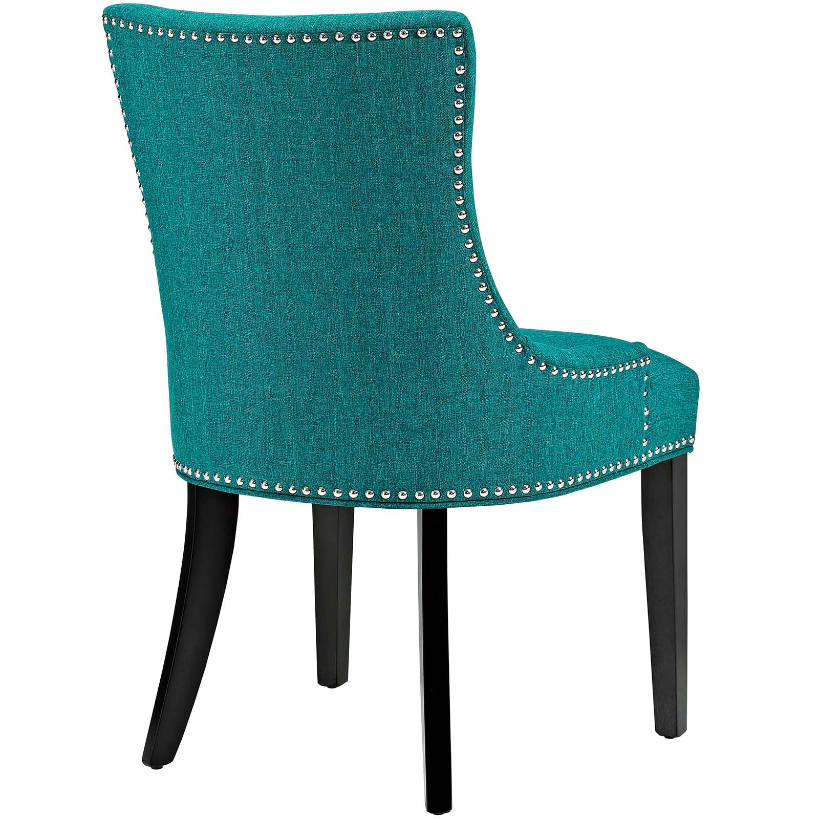 Modway Dining Chairs - Marquis Dining Side Chair Fabric Set of 2 Teal