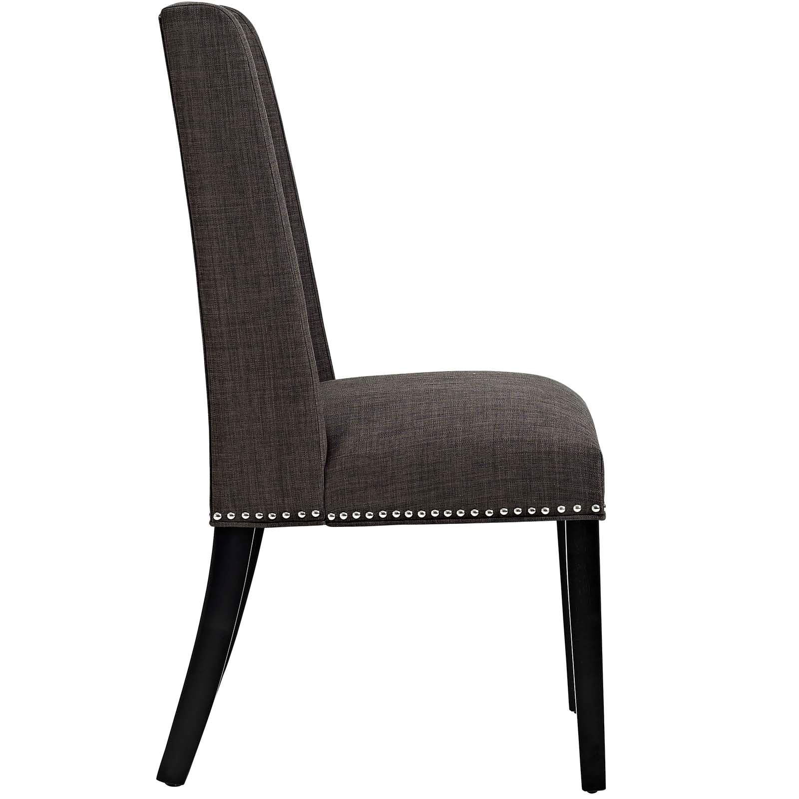 Modway Dining Chairs - Baron Dining Chair Fabric Set of 2 Brown