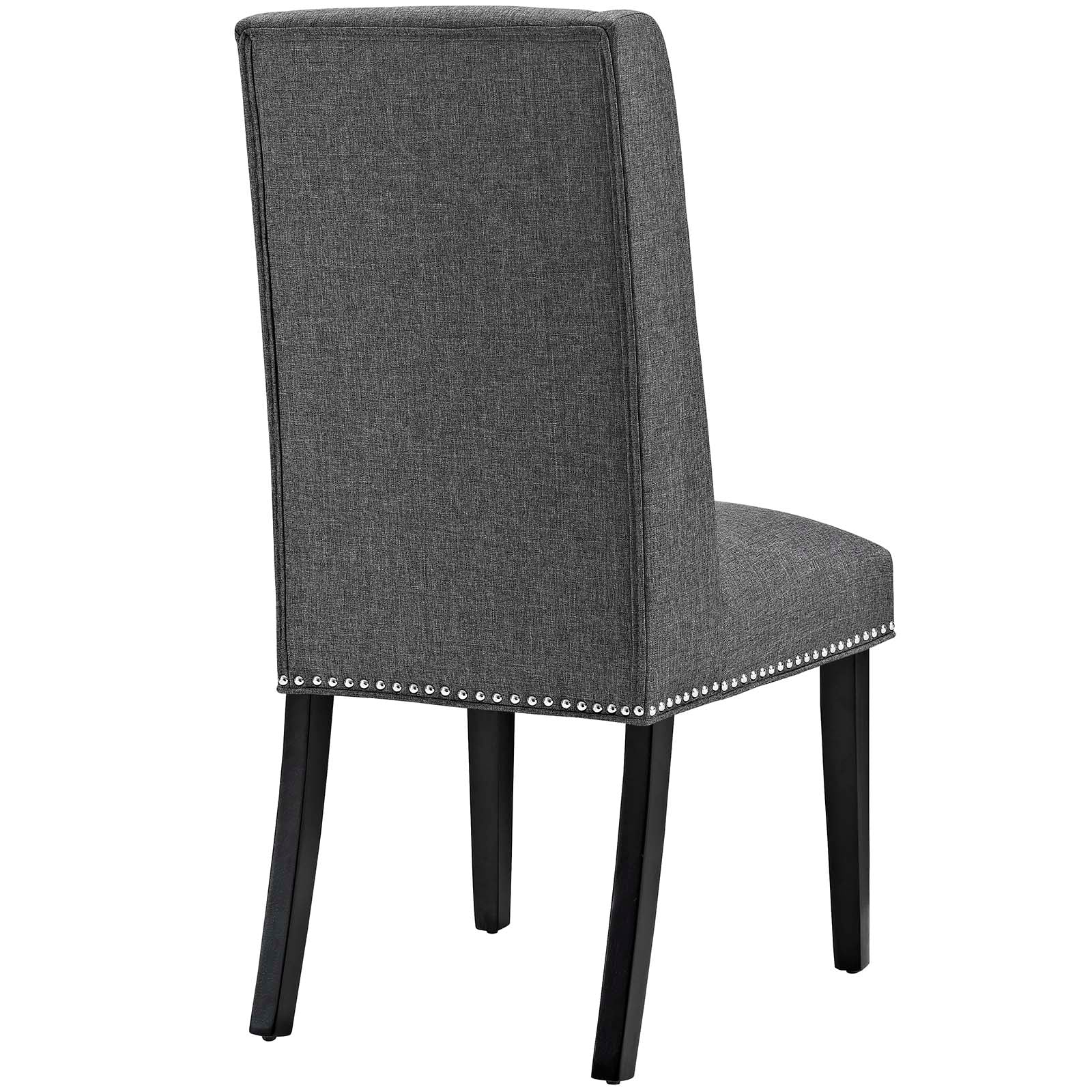 Modway Dining Chairs - Baron Dining Chair Fabric Gray (Set of 2)