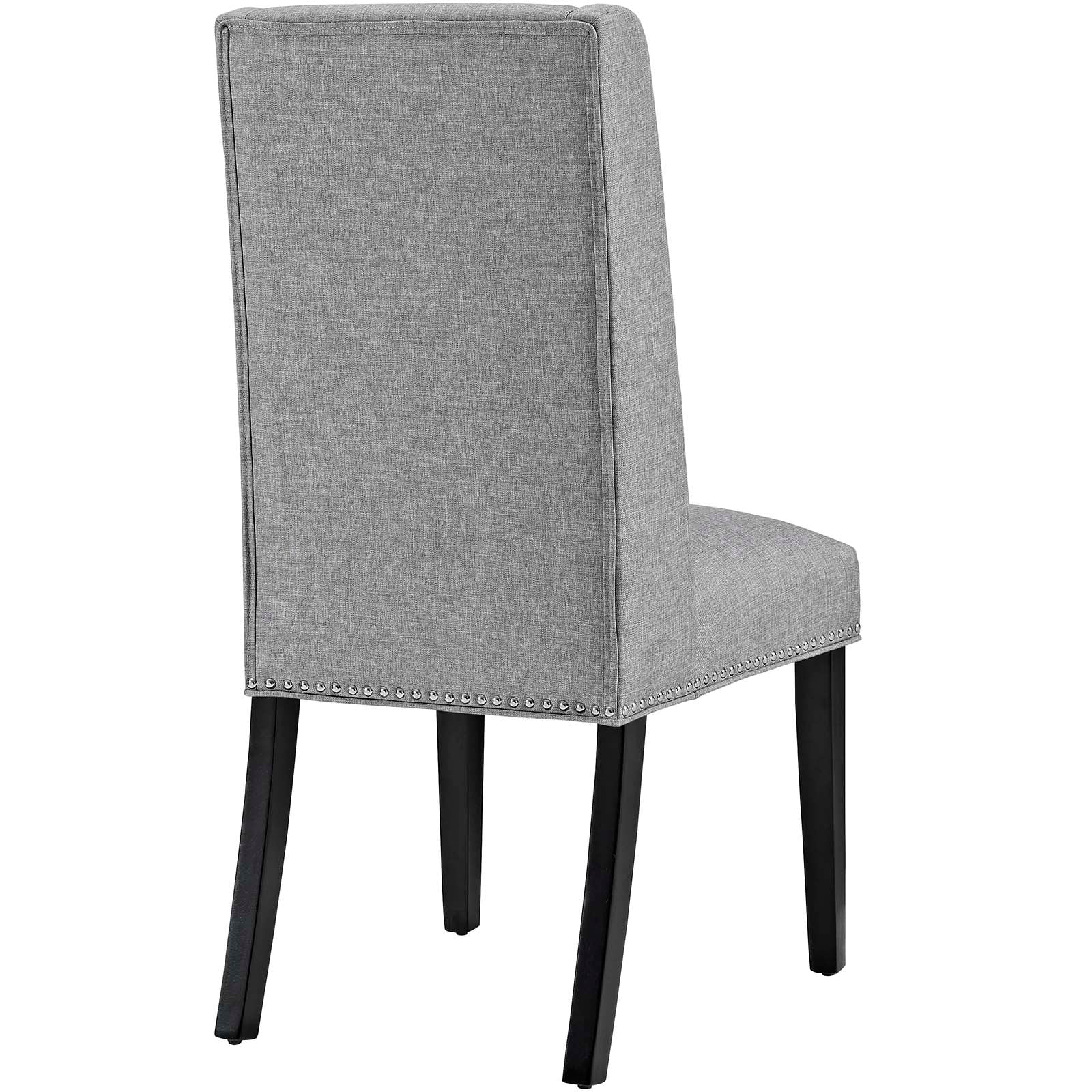 Modway Dining Chairs - Baron Dining Chair Fabric Light Gray (Set of 2)