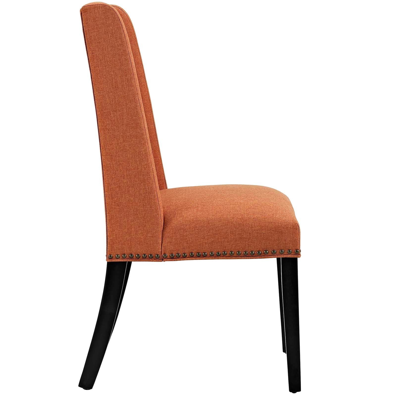 Modway Dining Chairs - Baron Dining Chair Fabric Set of 2 Orange