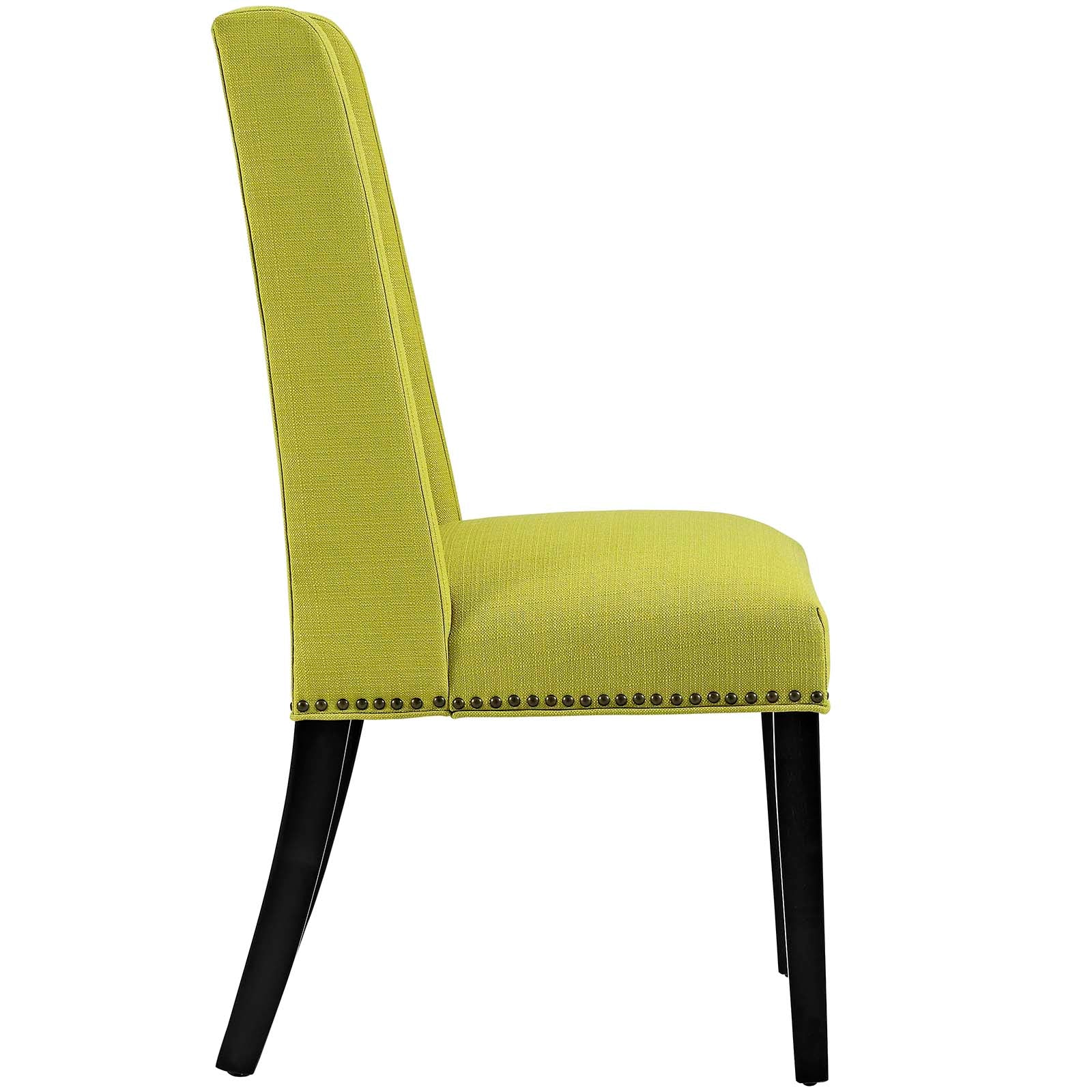 Modway Dining Chairs - Baron Dining Chair Fabric Set of 2 Wheatgrass
