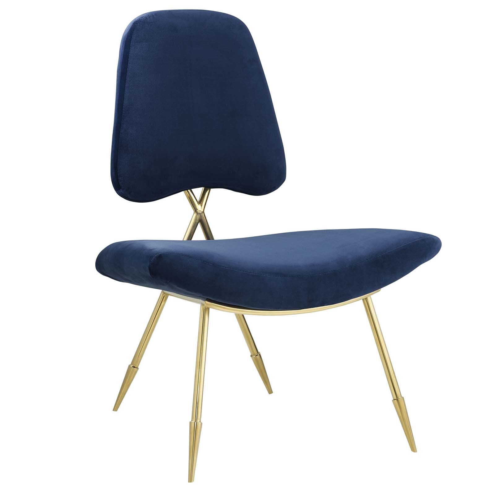 Modway Accent Chairs - Ponder Performance Lounge Chair Navy