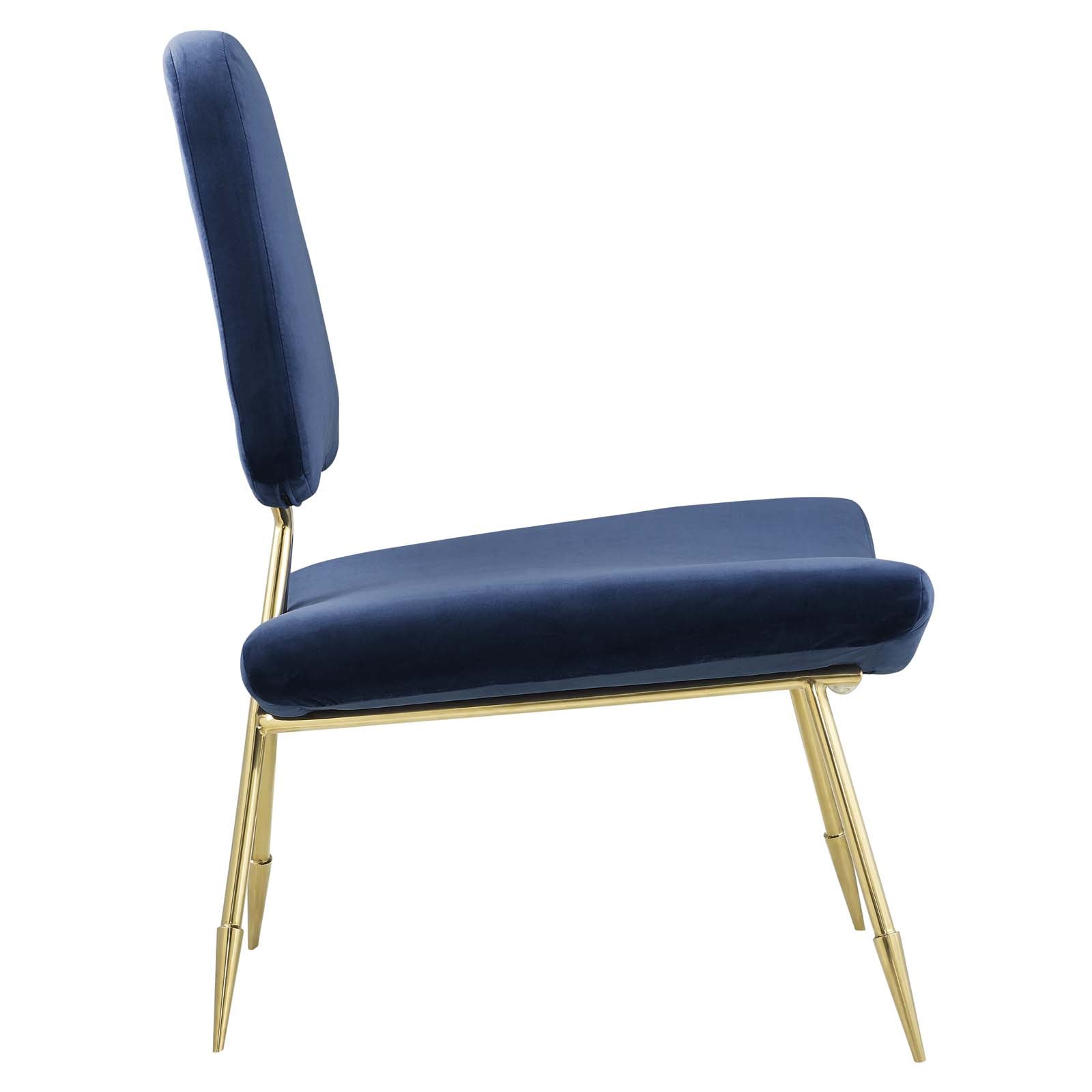 Modway Accent Chairs - Ponder Performance Lounge Chair Navy