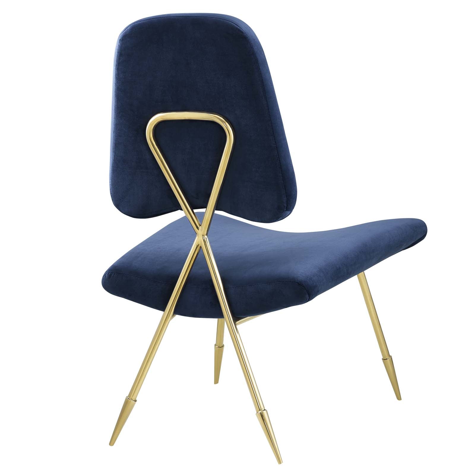 Modway Accent Chairs - Ponder Performance Lounge Chair Navy