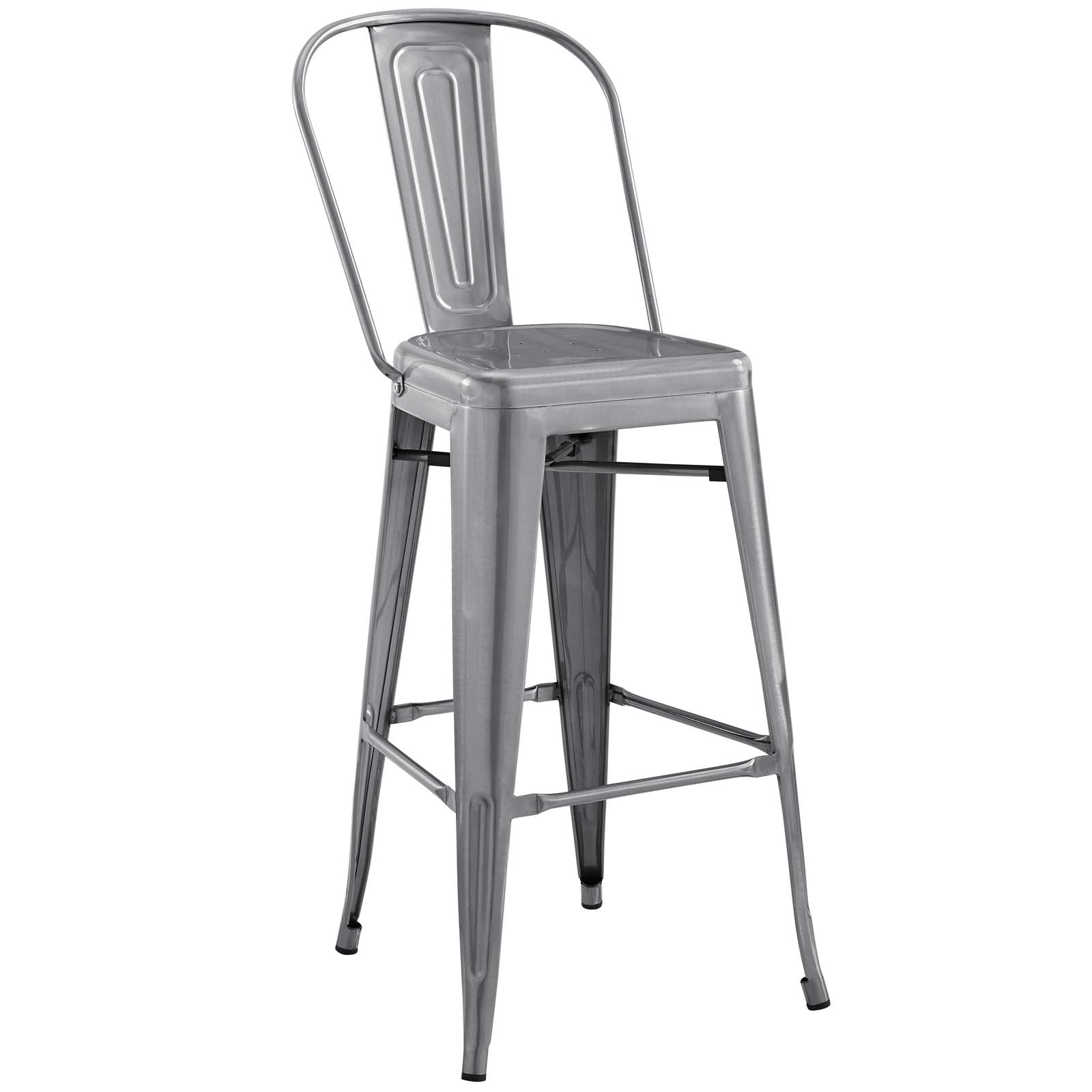 Modway Barstools - Promenade 19" Barstool Gunmetal