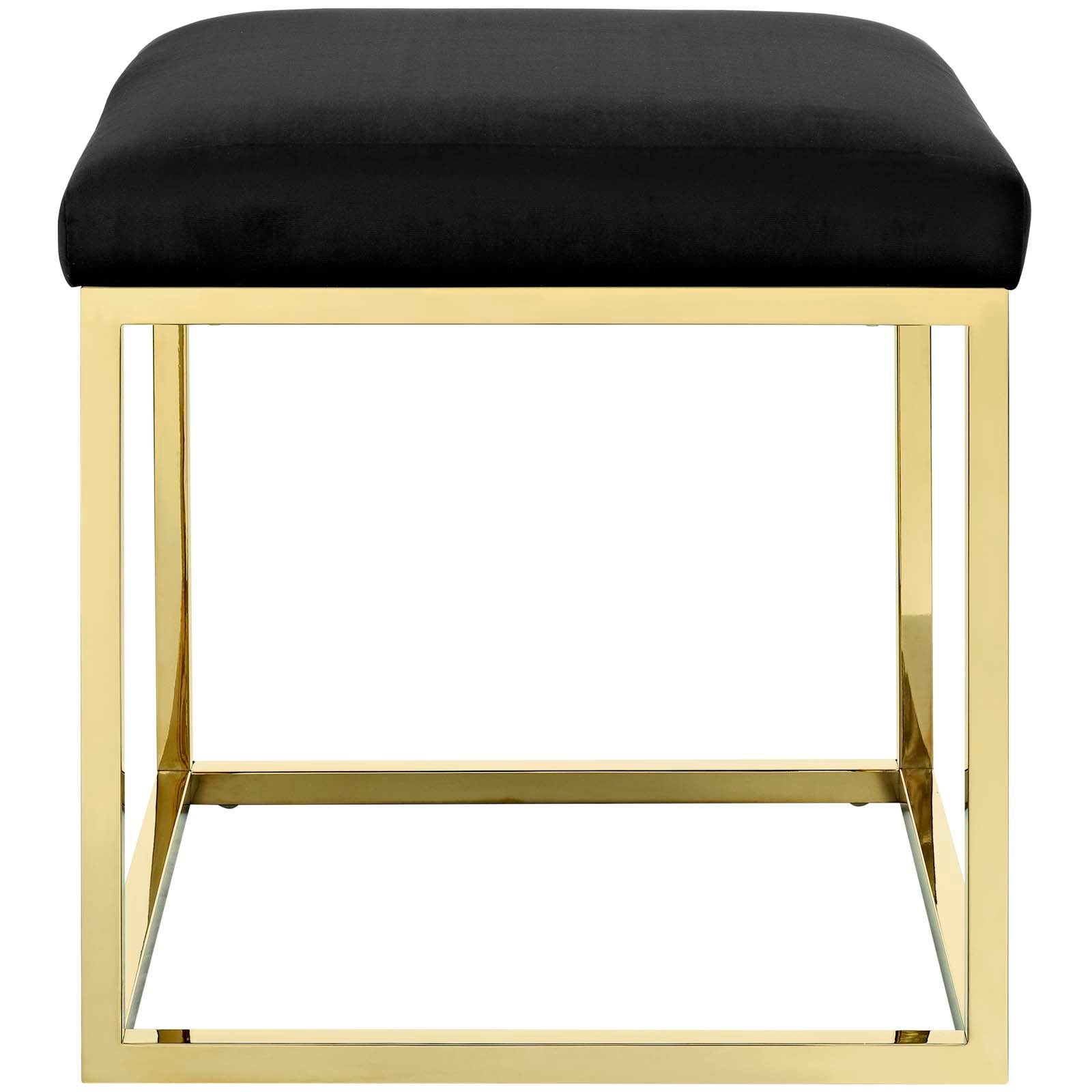 Modway Ottomans & Stools - Anticipate Ottoman Gold Black